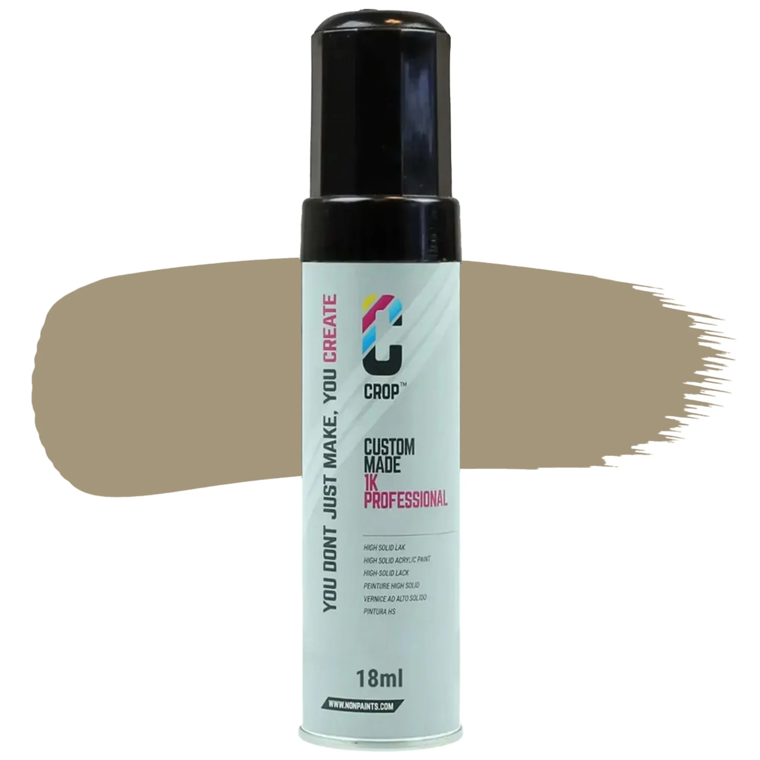 CROP Lápiz de retoque Beige grisáceo RAL 1019 Alto brillo - 18ml