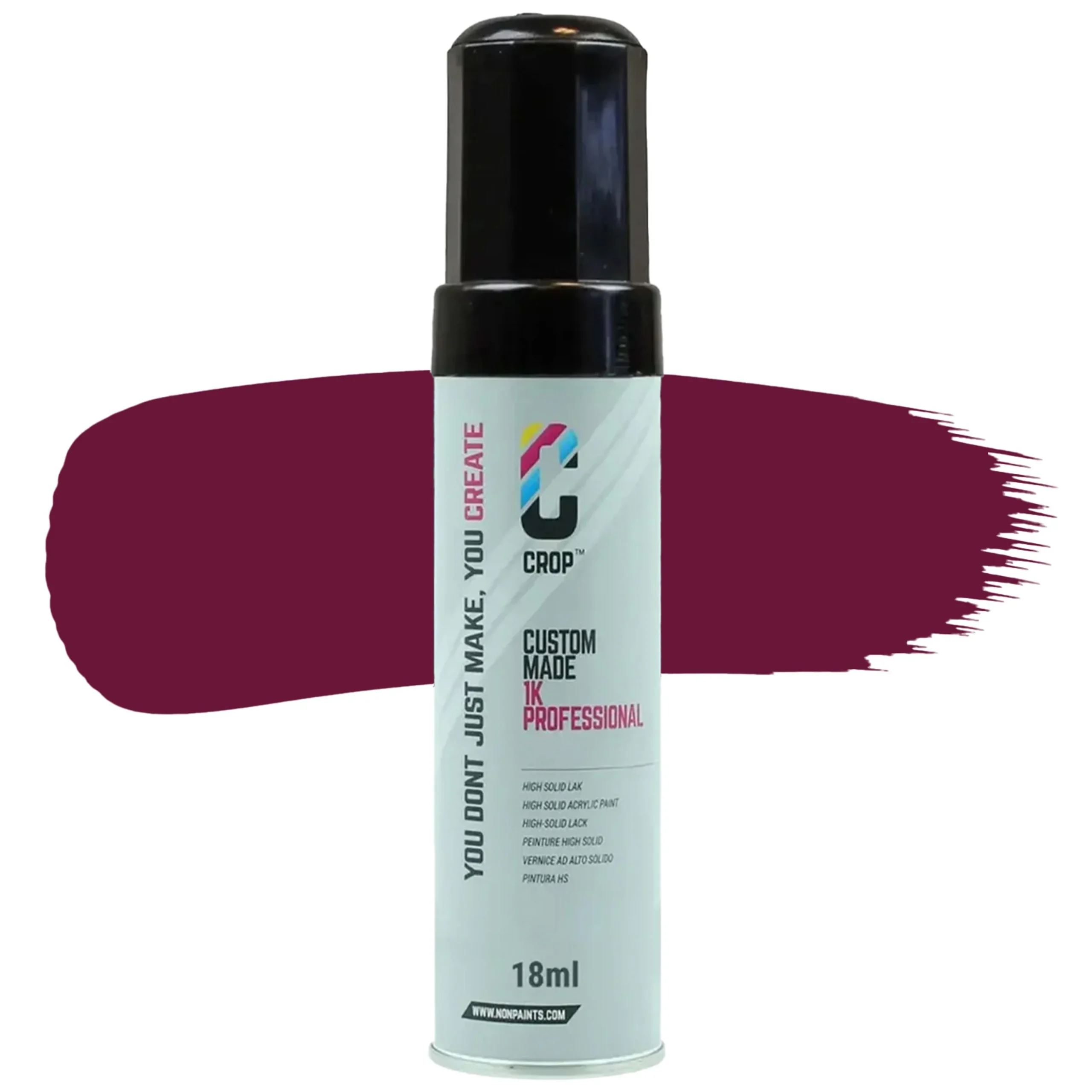CROP Lápiz de retoque Burdeos RAL 4004 Semibrillo - 18ml