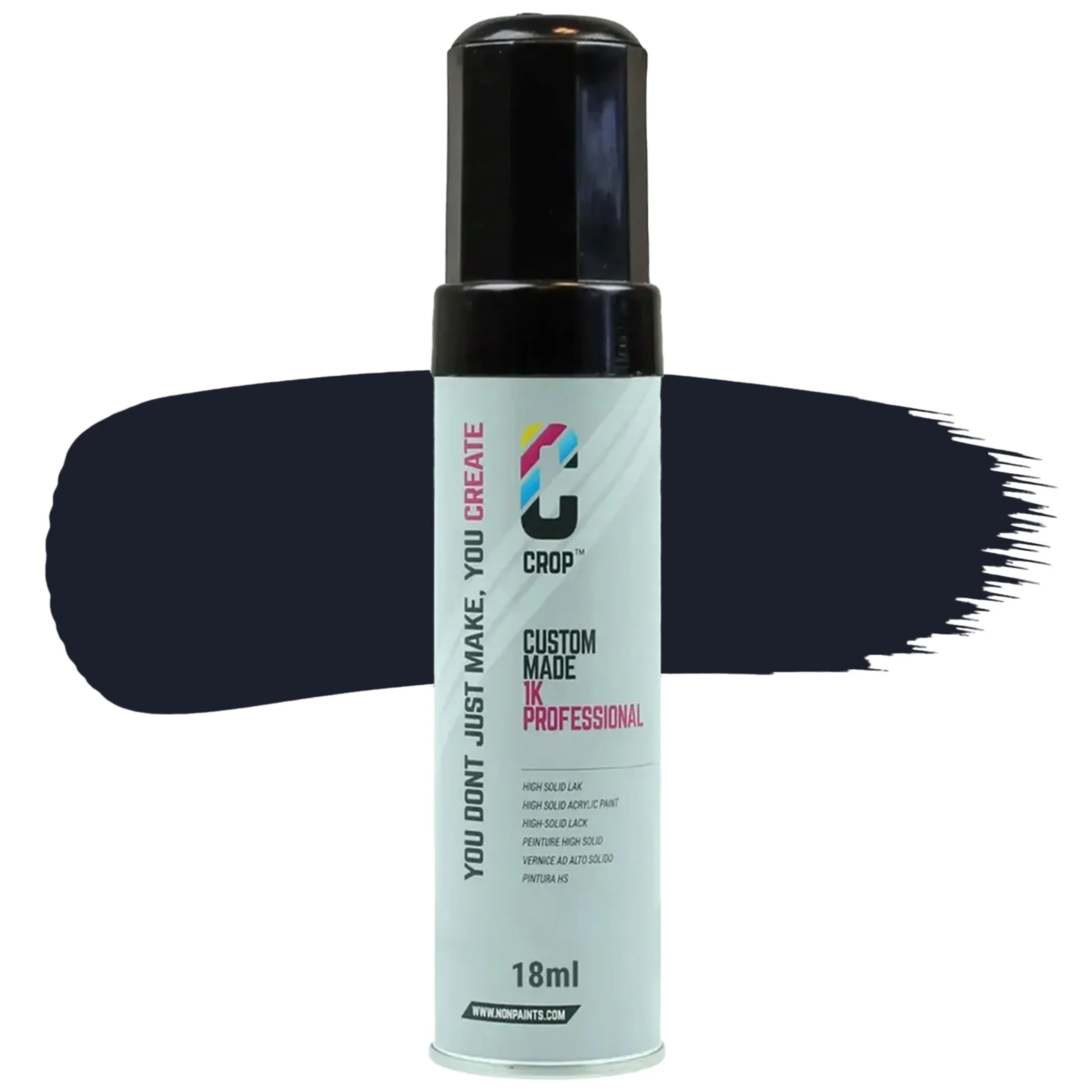 CROP Lápiz de retoque Azul negruzco RAL 5004 Semibrillo - 18ml