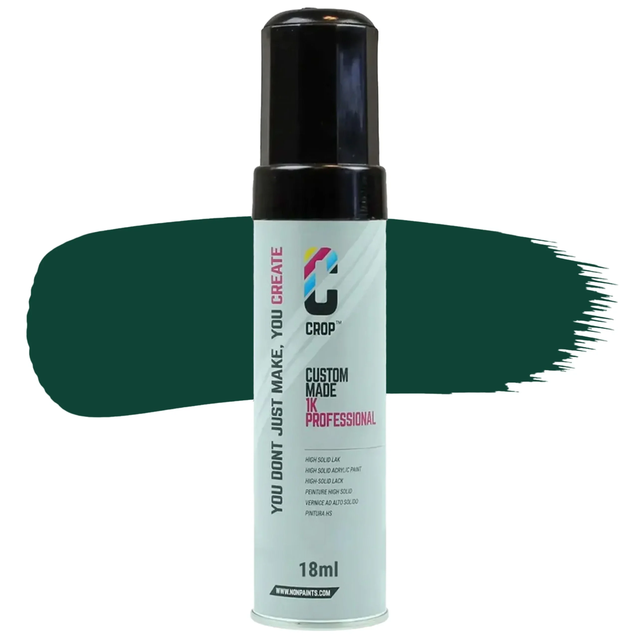 CROP Lápiz de retoque Verde grisáceo RAL 6005 Alto brillo - 18ml