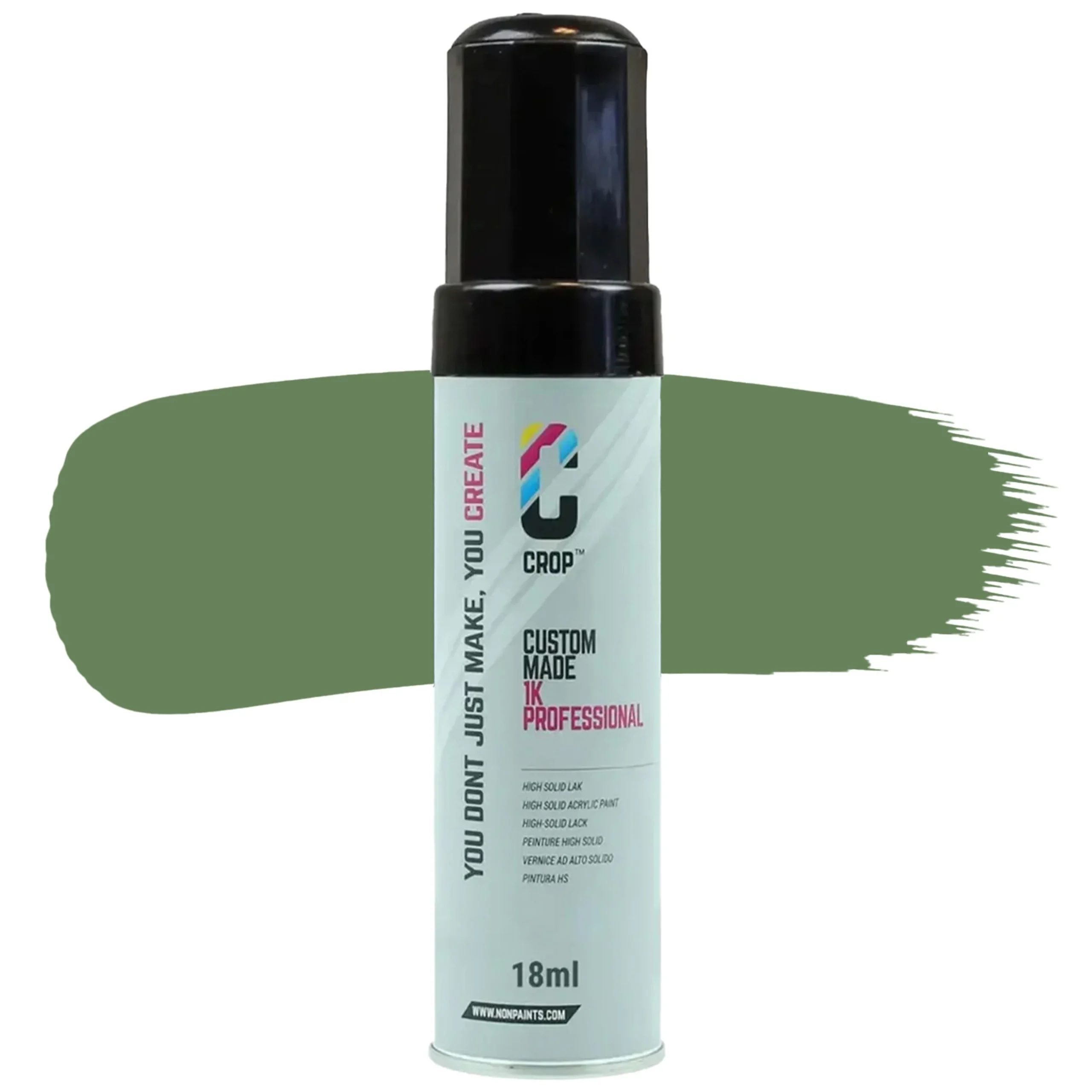 CROP Lápiz de retoque Verde reseda RAL 6011 Mate - 18ml