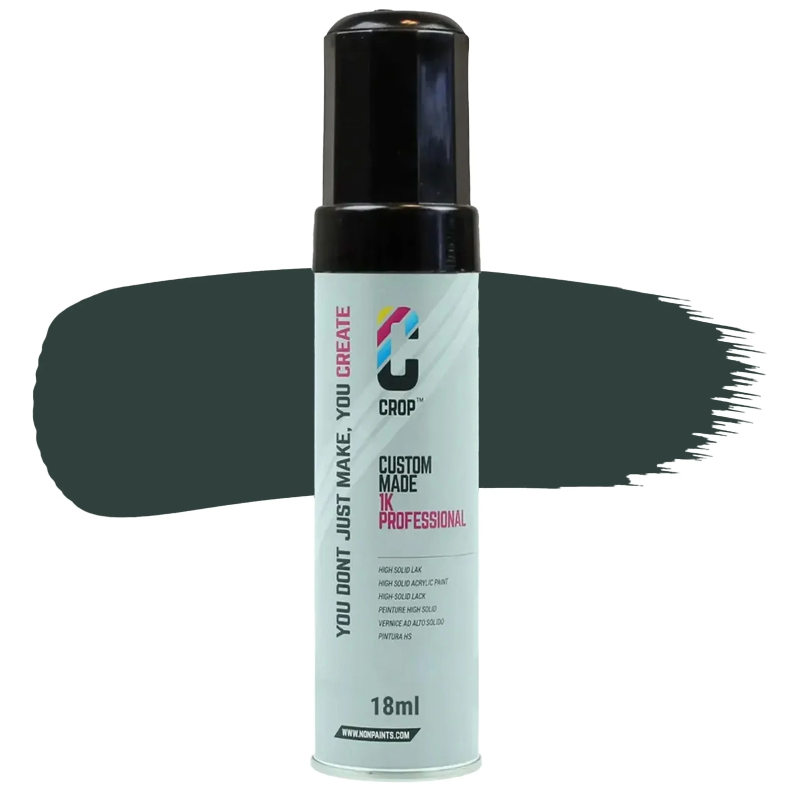 CROP Lápiz de retoque Verde negruzco RAL 6012 Alto brillo - 18ml
