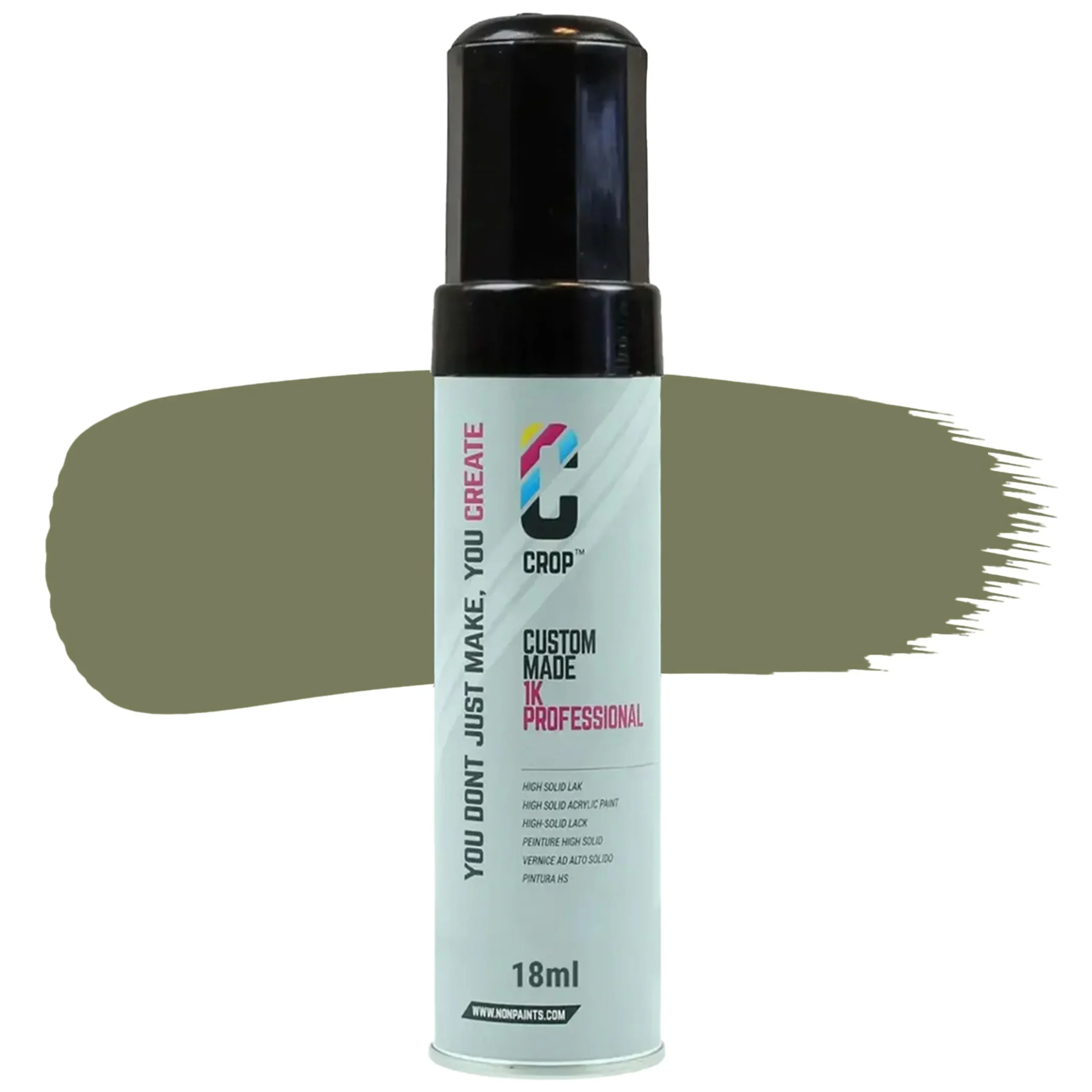 CROP Lápiz de retoque Verde caña RAL 6013 Alto brillo - 18ml