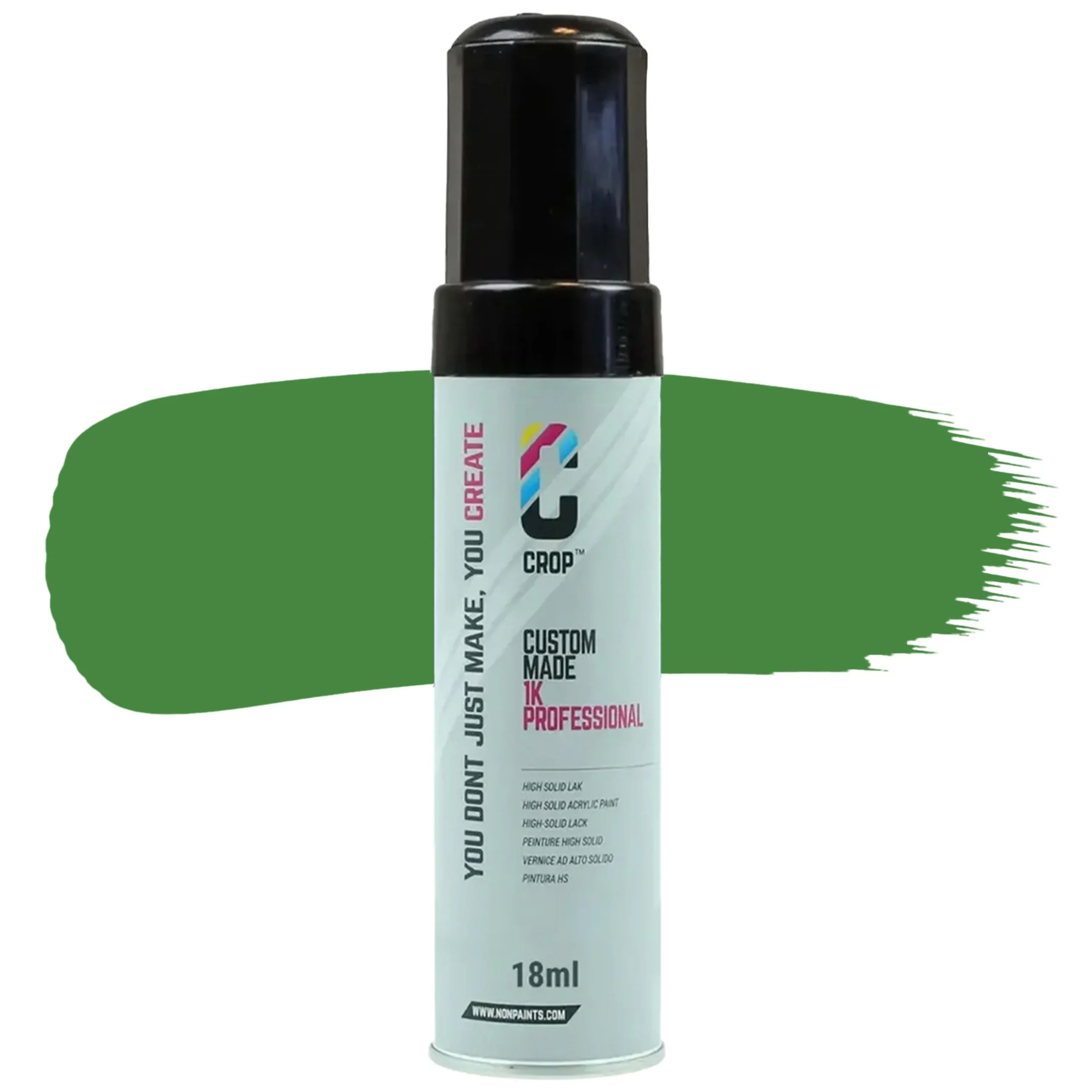 CROP Lápiz de retoque Verde mayo RAL 6017 Alto brillo - 18ml