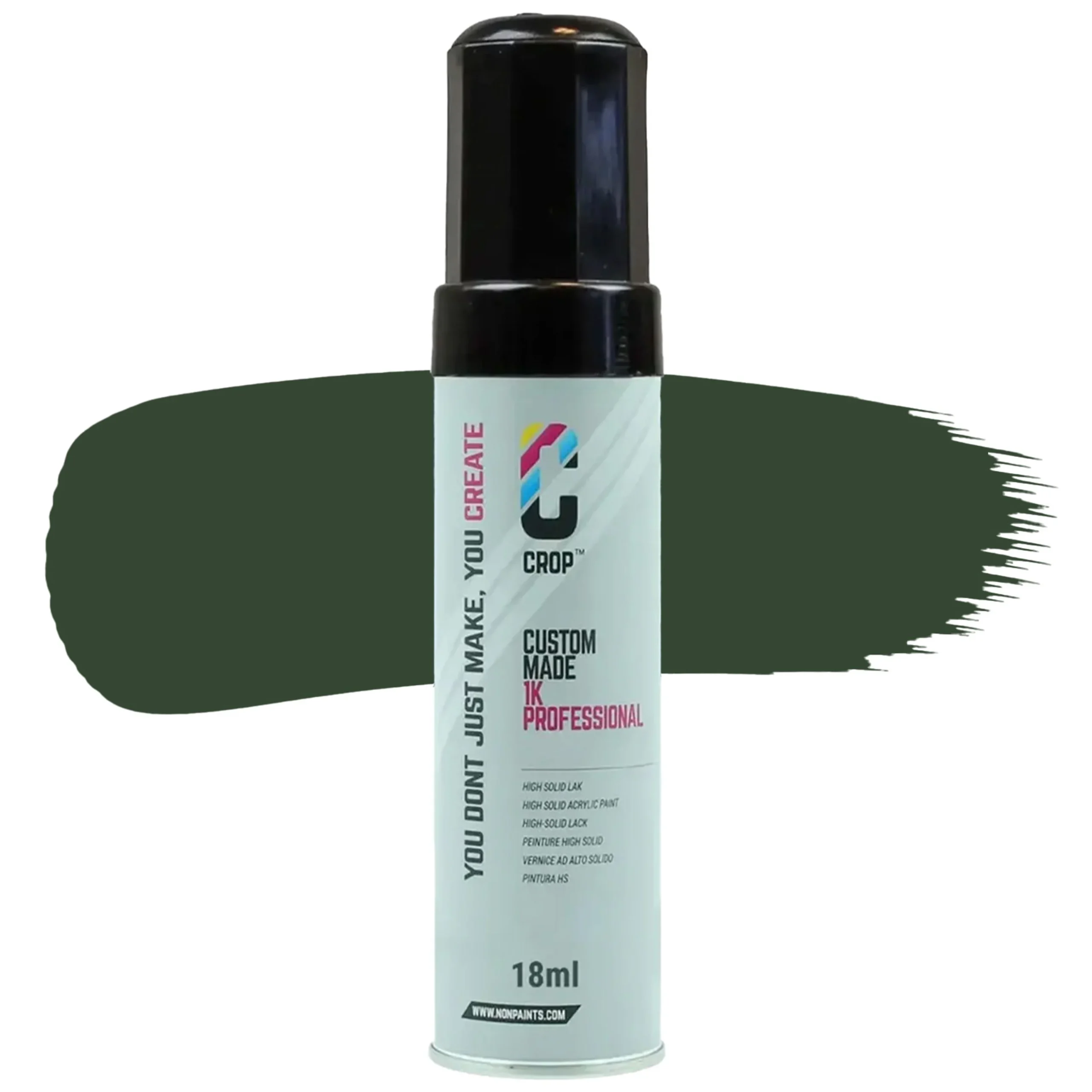 CROP Lápiz de retoque Verde cromo RAL 6020 Semibrillo - 18ml