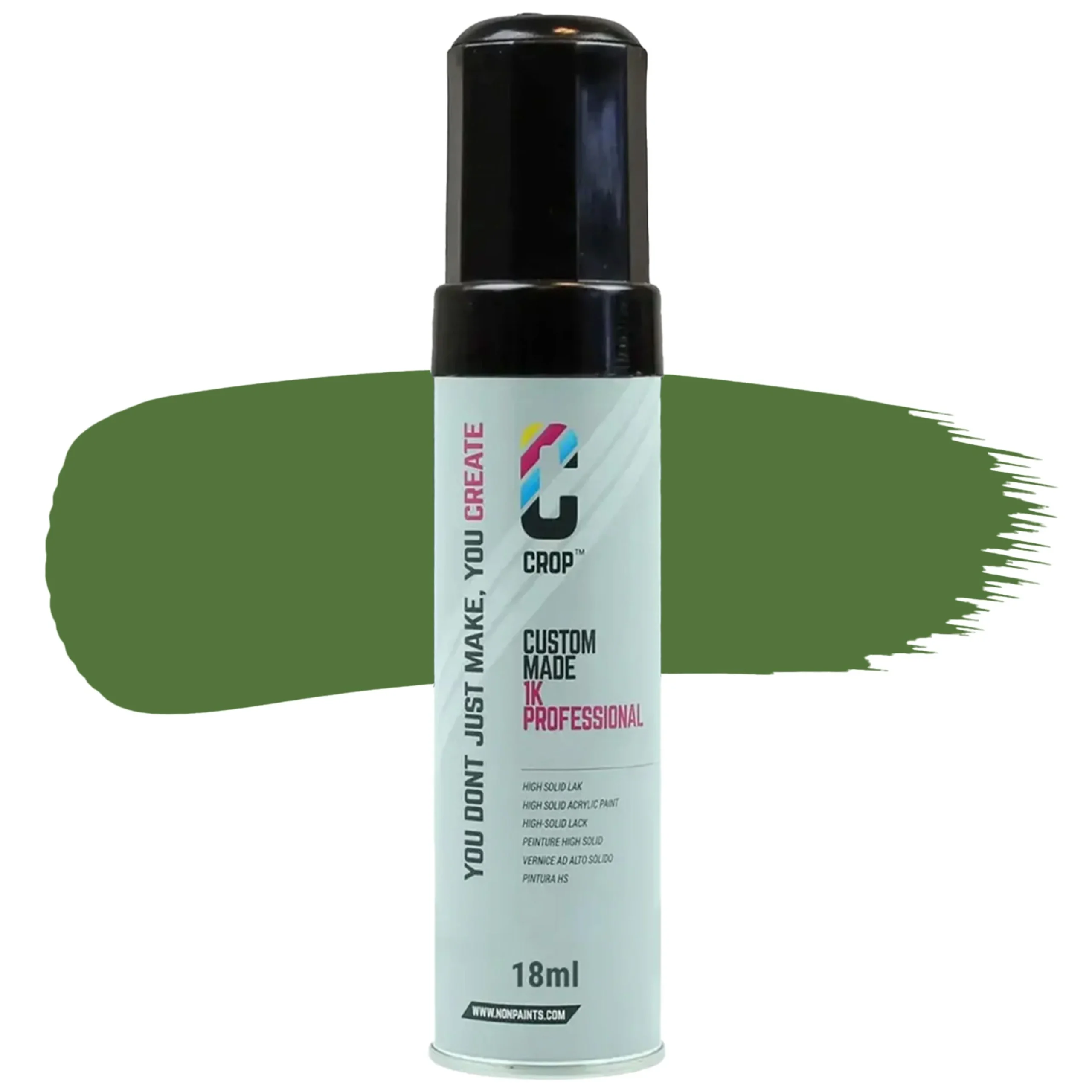 CROP Lápiz de retoque Verde helecho RAL 6025 Alto brillo - 18ml