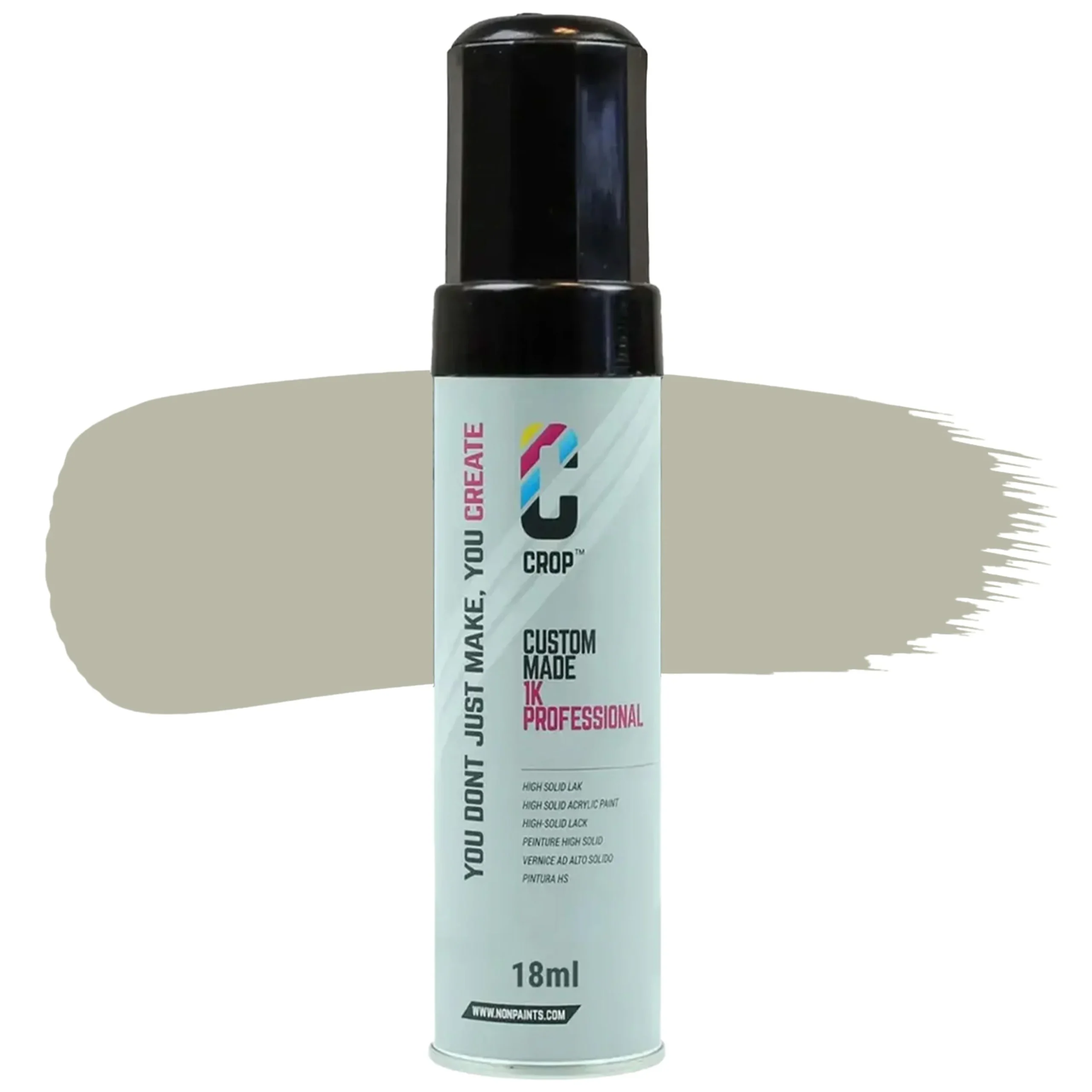 CROP Lápiz de retoque Gris guijarro RAL 7032 Alto brillo - 18ml