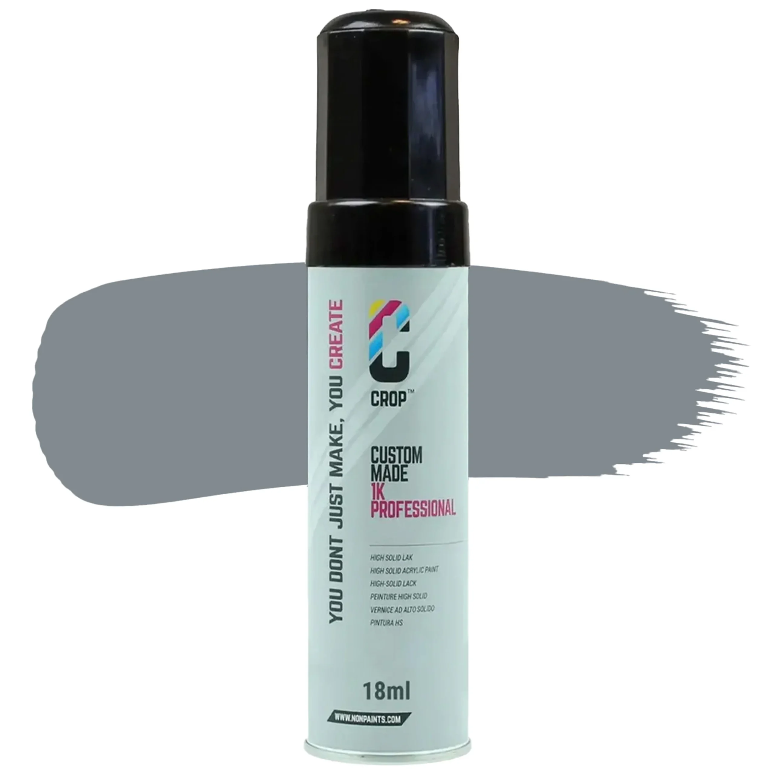 CROP Lápiz de retoque Gris Tele 2 RAL 7046 Alto brillo - 18ml