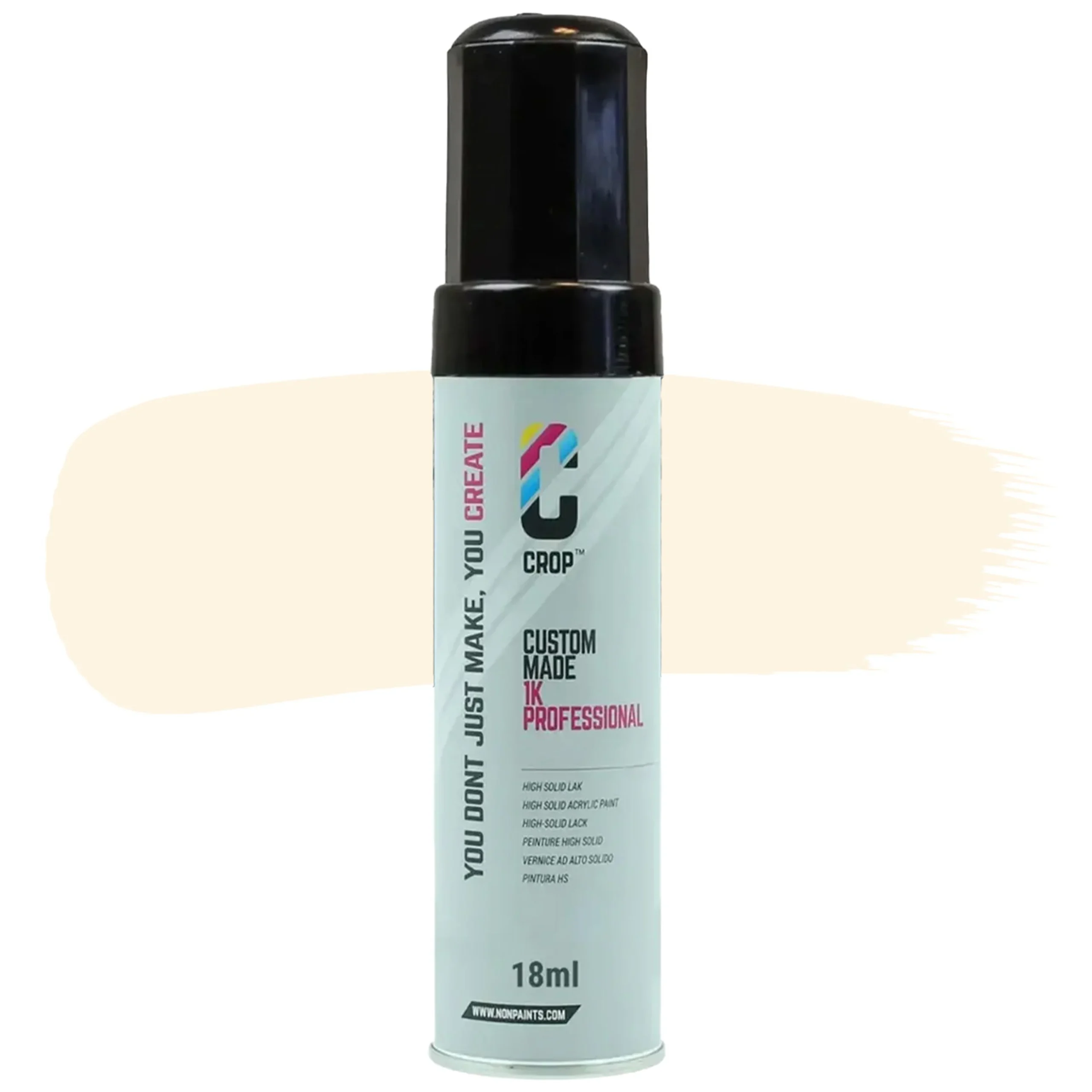 CROP Lápiz de retoque Blanco crema RAL 9001 Alto brillo - 18ml