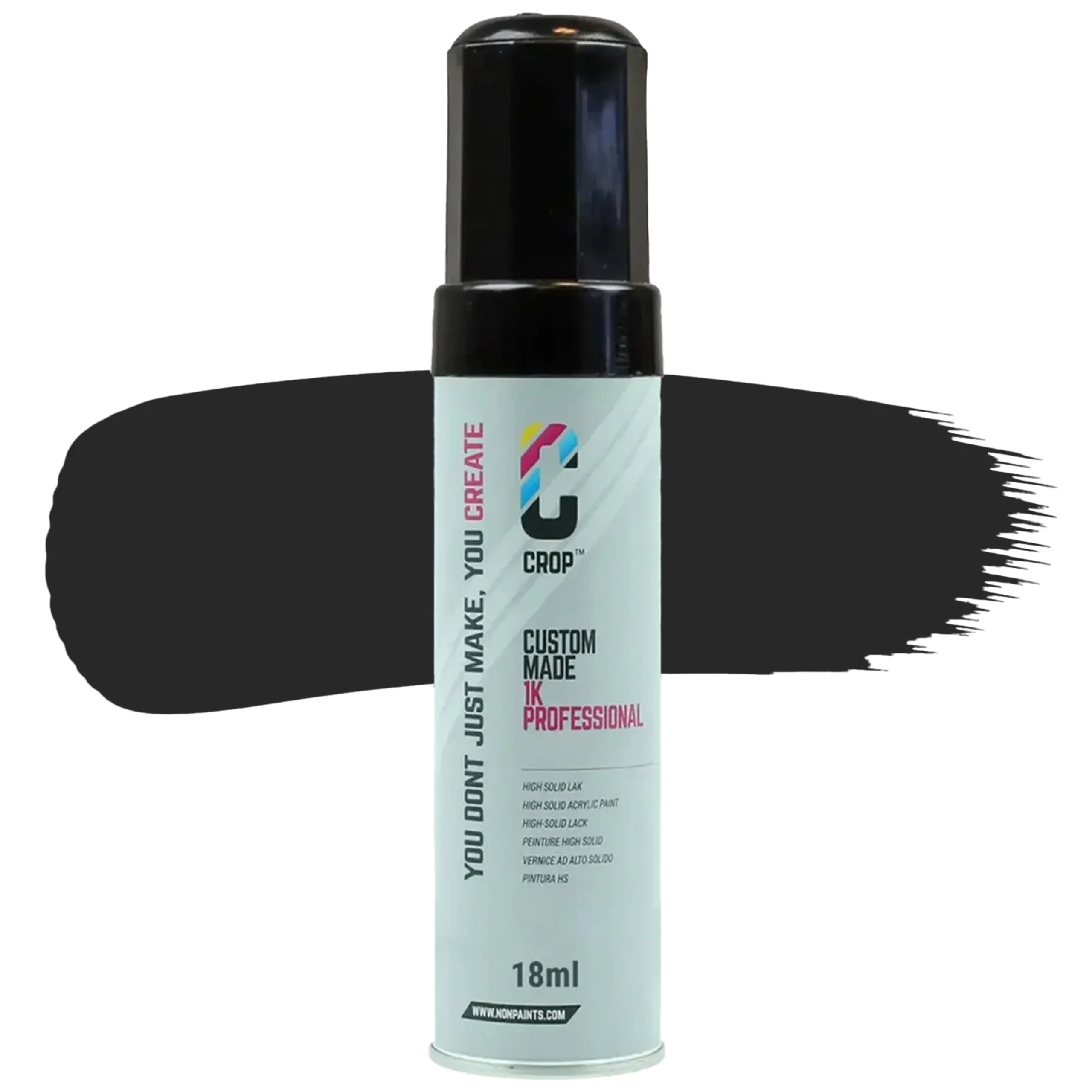 CROP Lápiz de retoque Negro señal RAL 9004 Semibrillo - 18ml