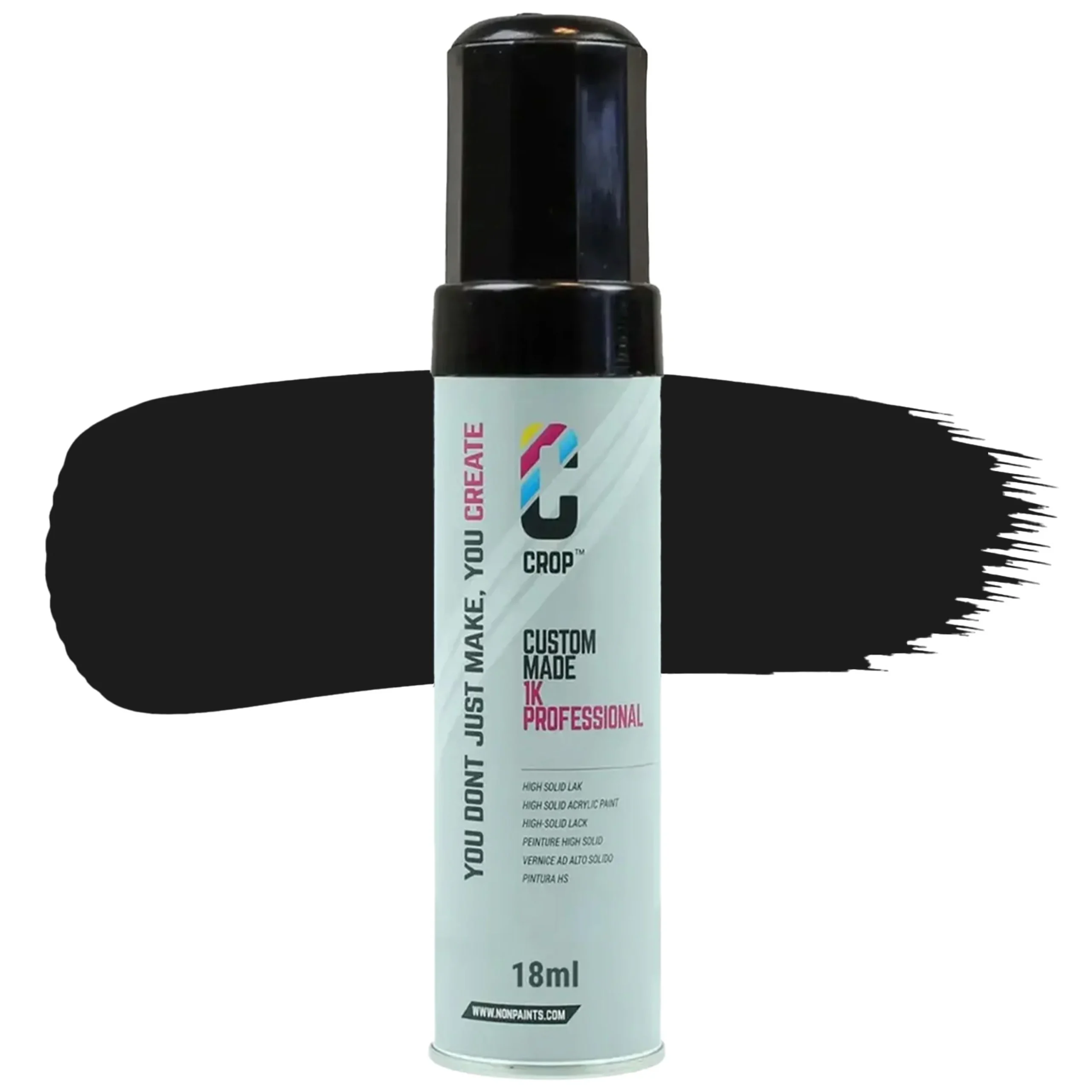 CROP Lápiz de retoque Negro grafito RAL 9011 Mate - 18ml