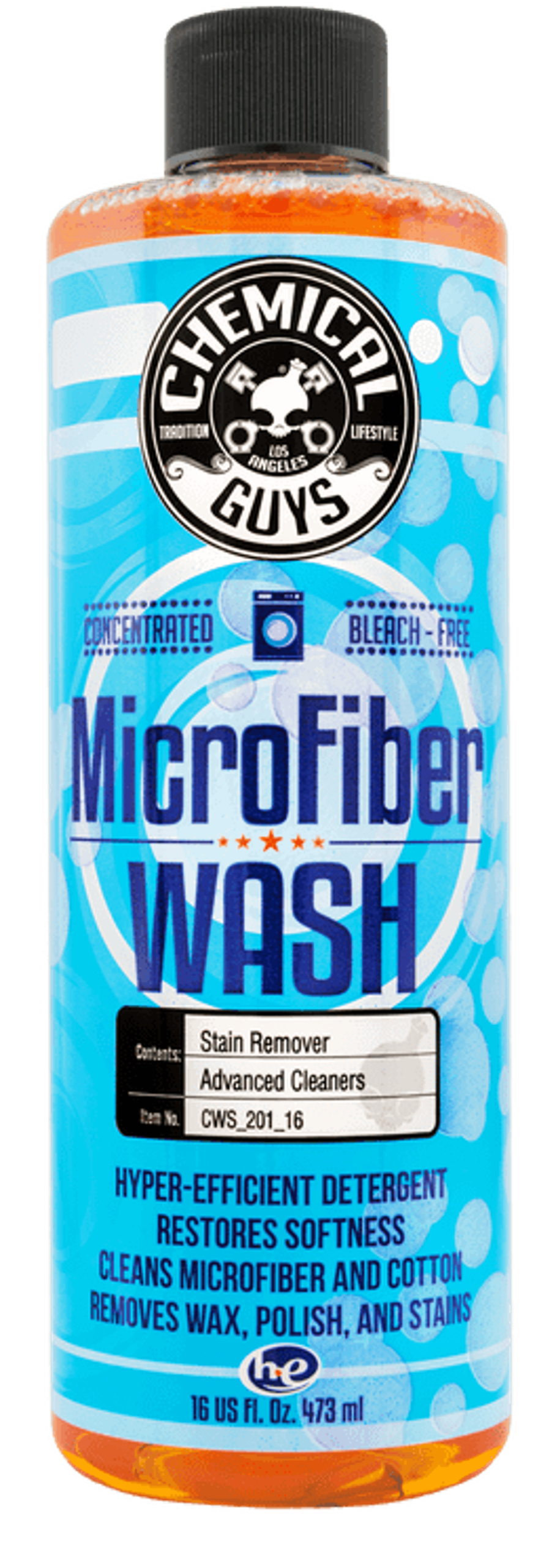 Chemical Guys Microfiber Wash - Lavado de microfibra 473ml