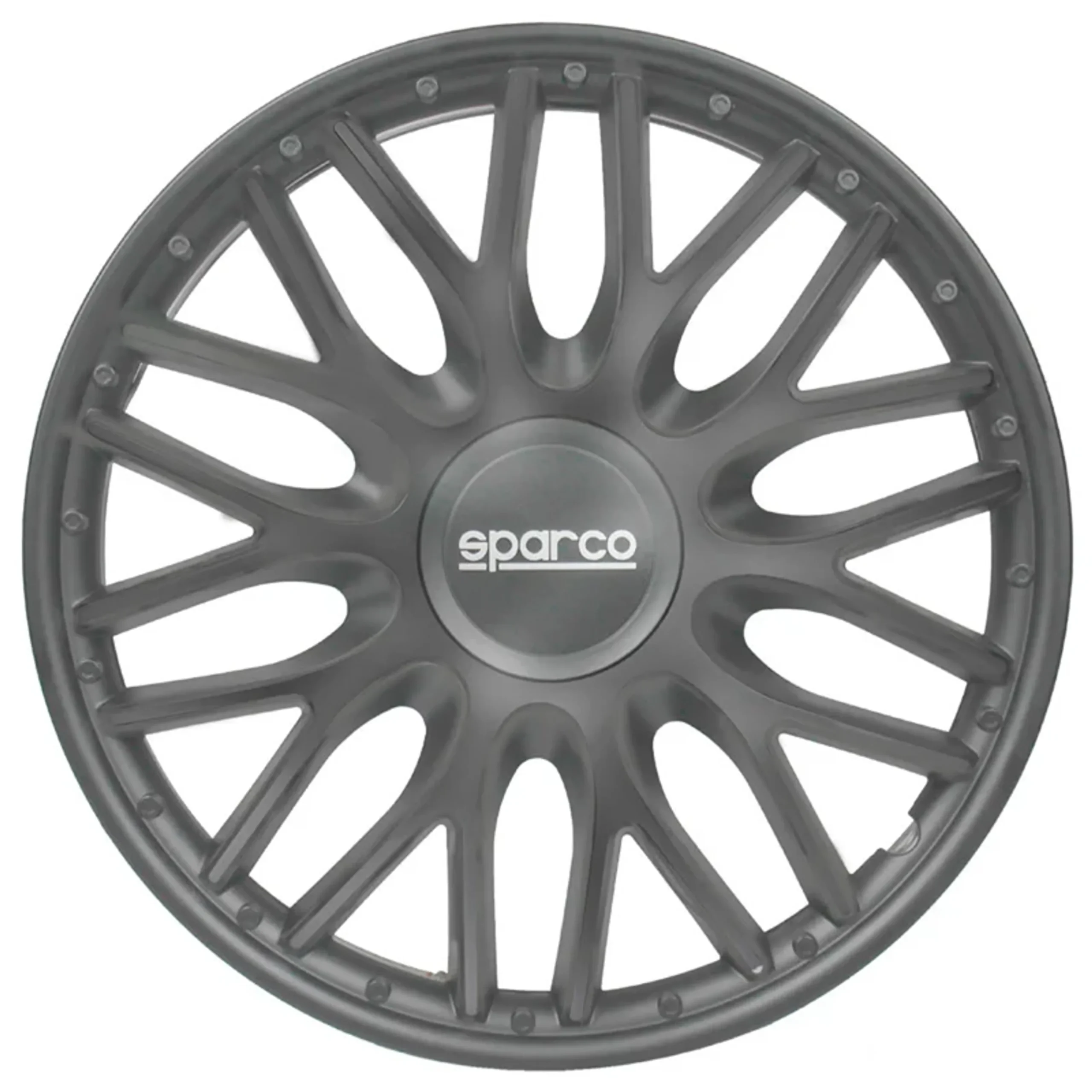 Sparco Tapas de Llanta Roma 14 pulgadas Gris - 4 piezas