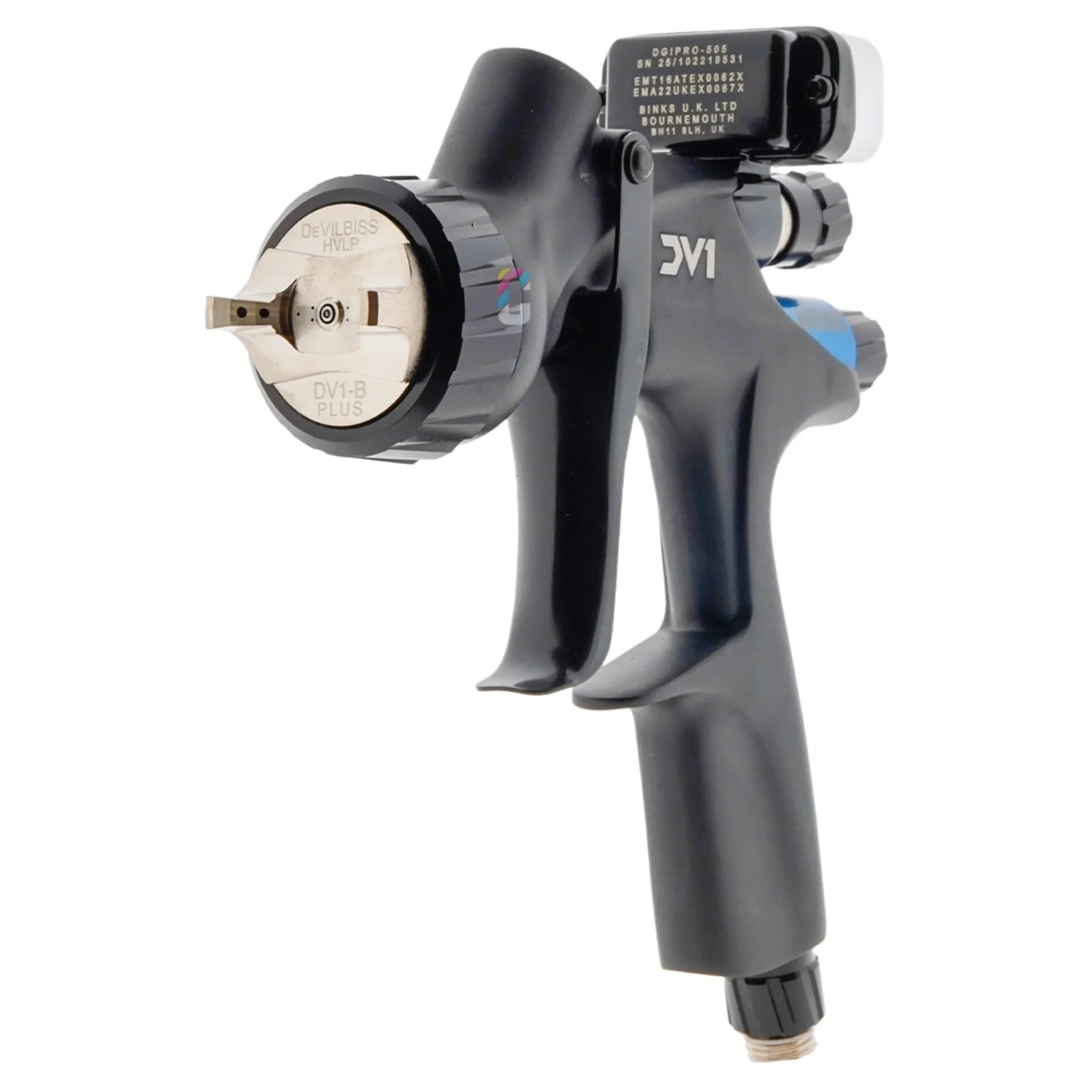 DeVilbiss DV1 Digital Base HVLP Plus (B+) Pulverizador de pintura