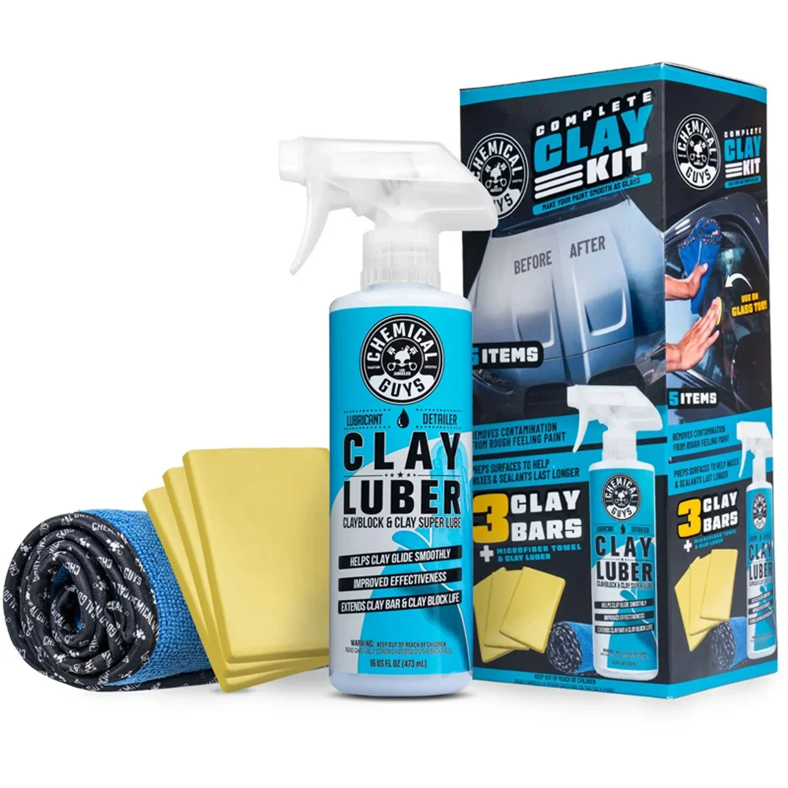 Chemical Guys Kit Completo de Arcilla