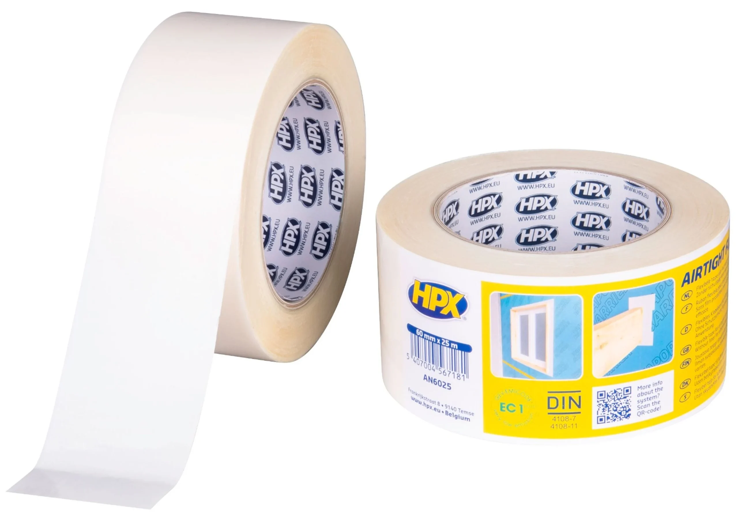 HPX AIRTIGHT ROOF Cinta Hermética Flexible 60mm - 25 metros