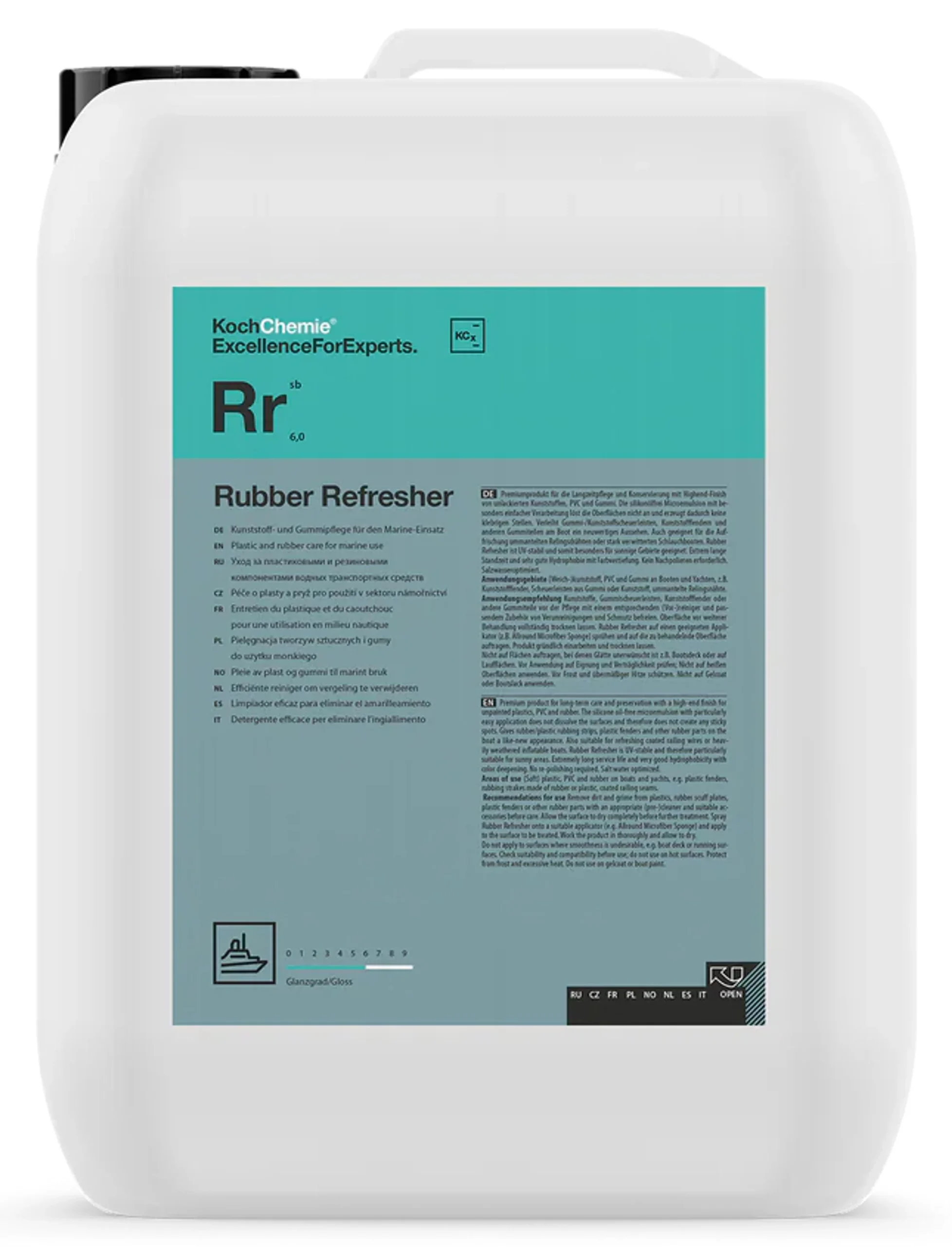 Koch Chemie Rubber Refresher Cuidado del Plástico y Caucho -10 litros