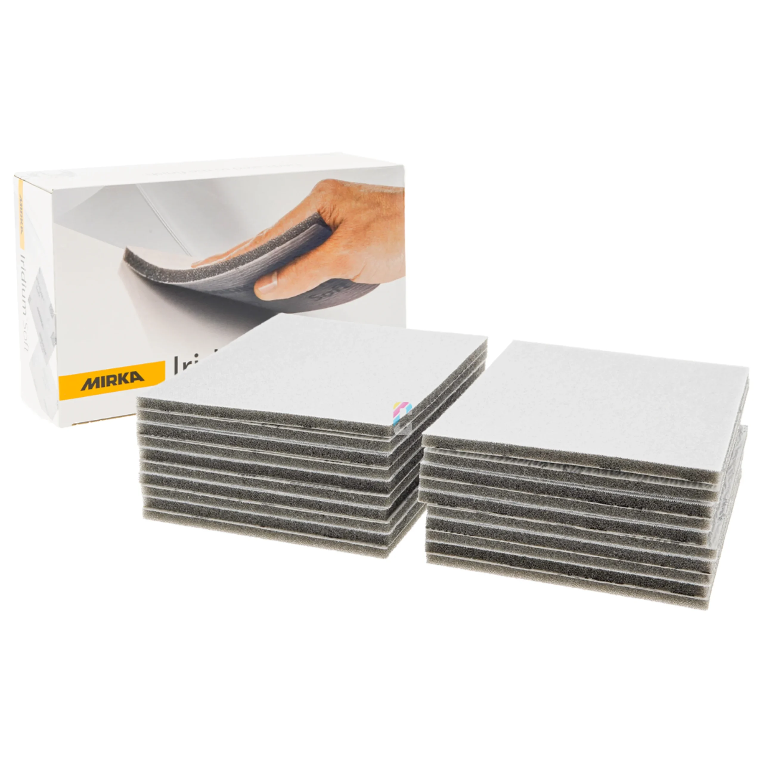 MIRKA Iridum Almohadillas Suaves 115x140mm - 20 unidades
