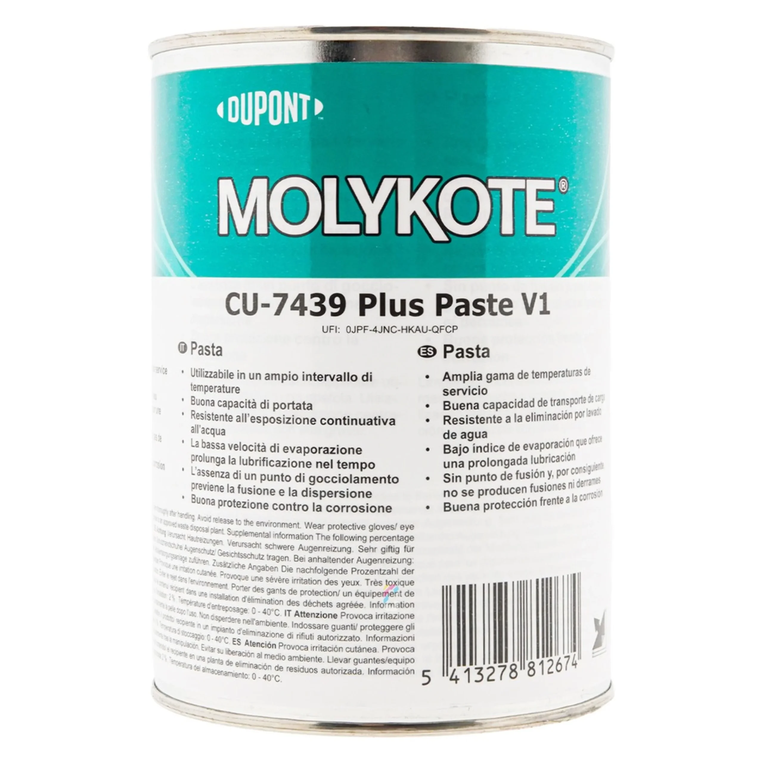 MOLYKOTE CU-7439 Plus V1 Pasta de cobre 1kg
