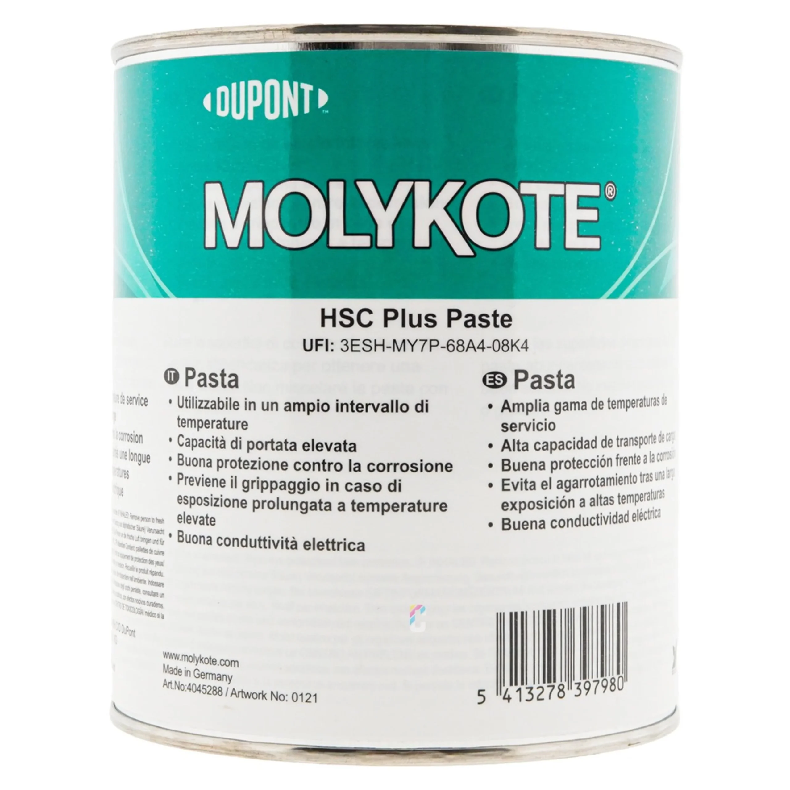 MOLYKOTE HSC Plus Pasta para roscas 1kg