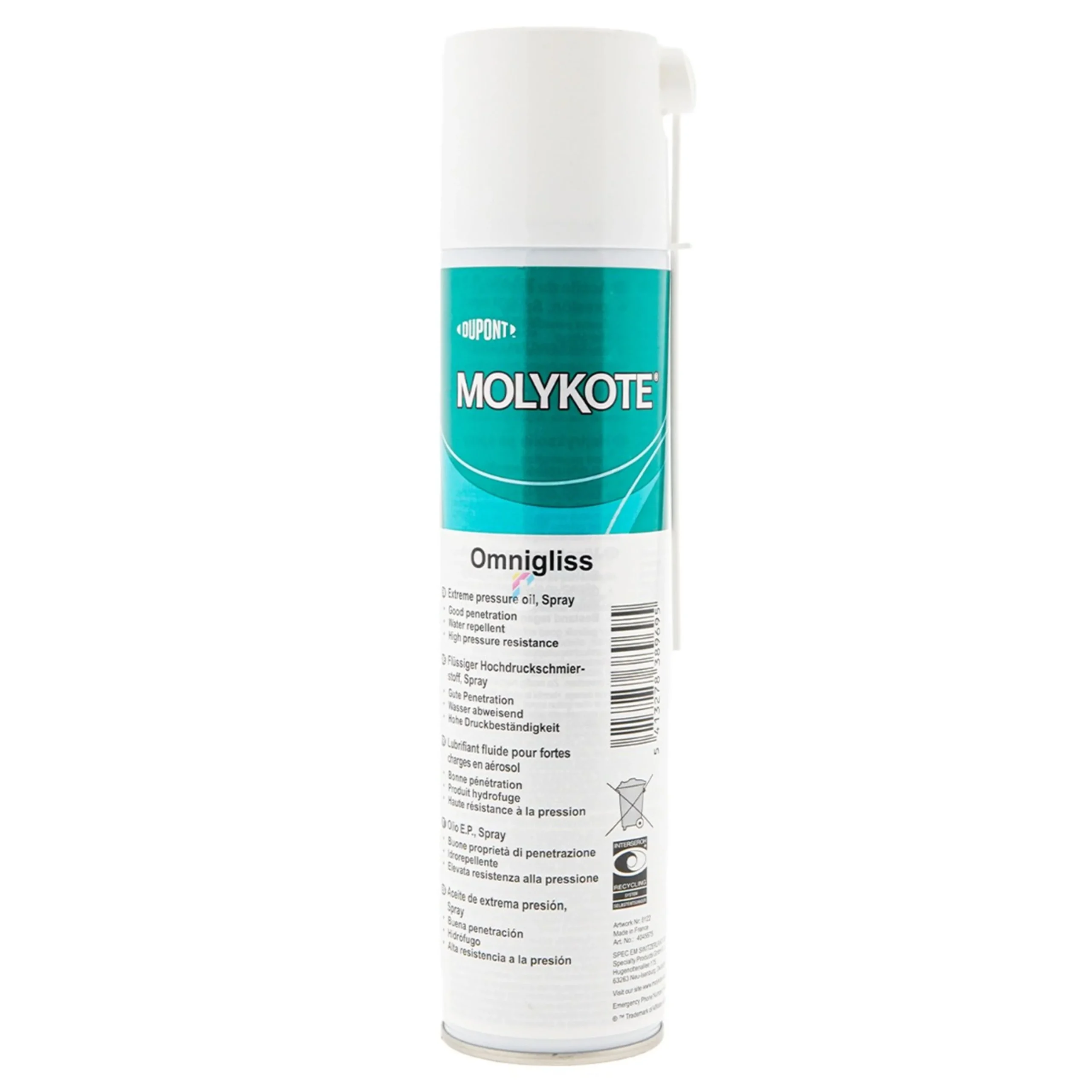 MOLYKOTE Omnigliss Lubricante aerosol 400ml