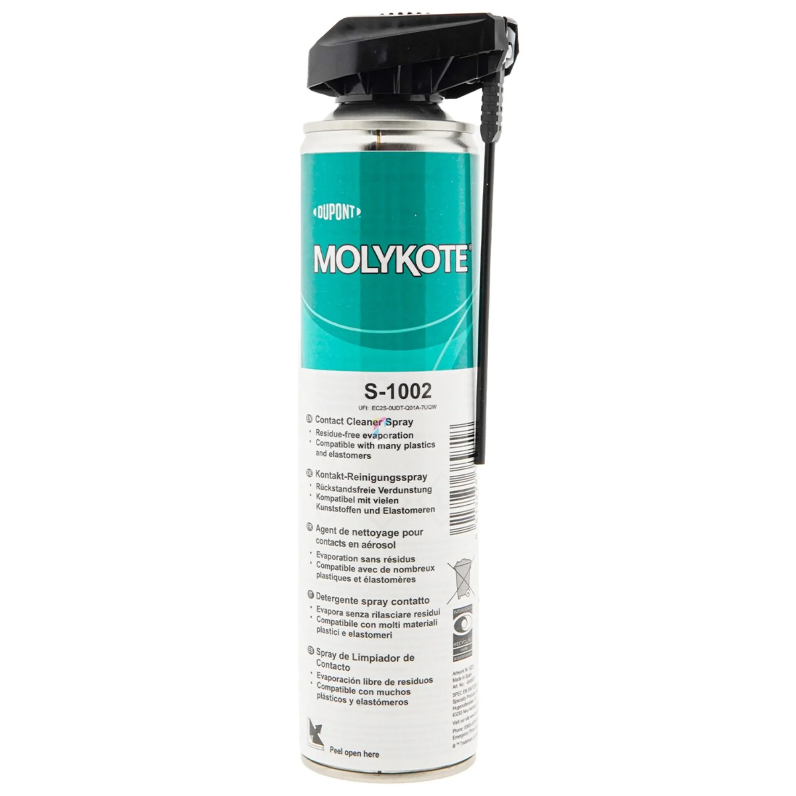 MOLYKOTE S1002 Limpiador de contactos aerosol 400ml
