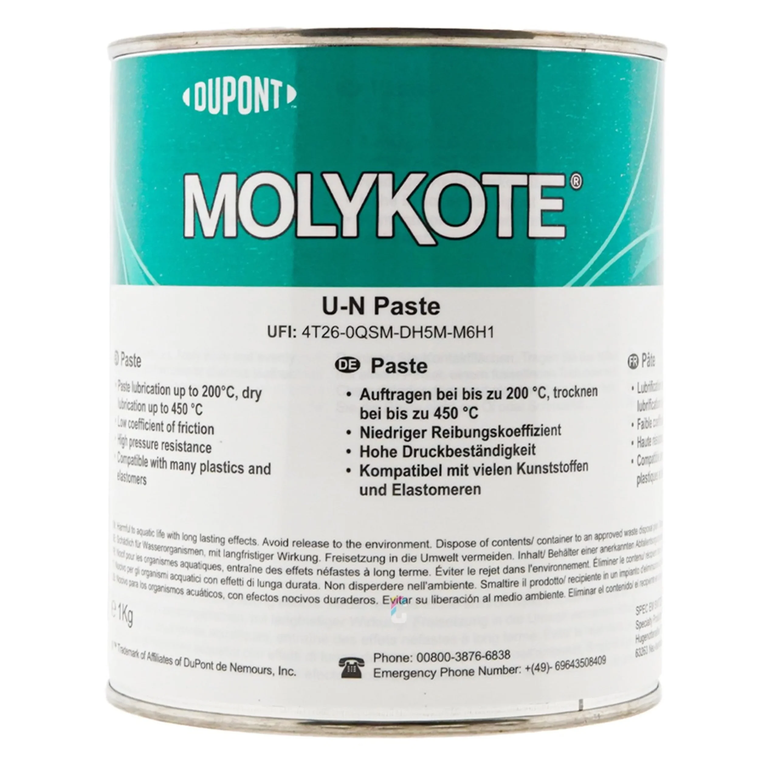 MOLYKOTE U-N Pasta Lubricante 1kg