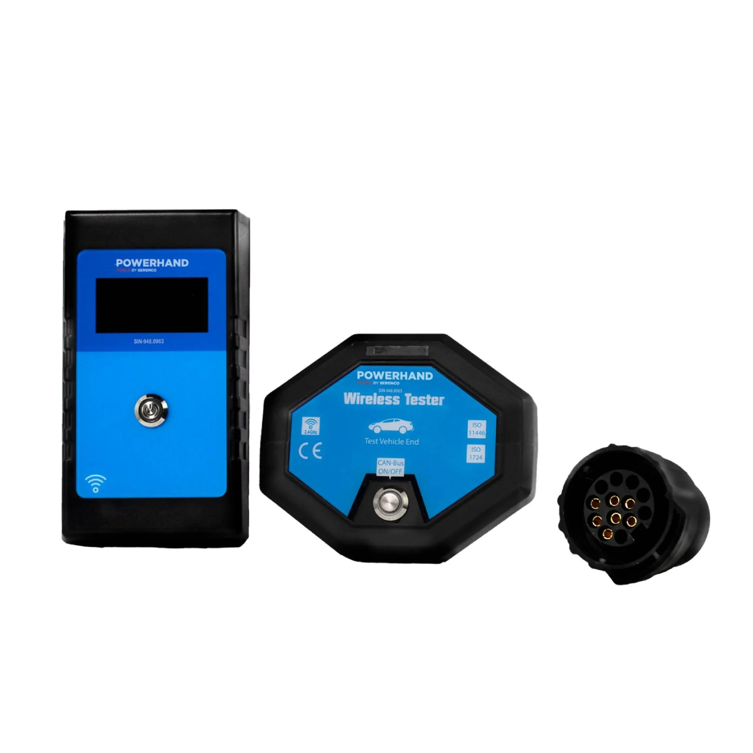 POWERHAND Probador de Luces de Remolque 12V - 7+13 pines