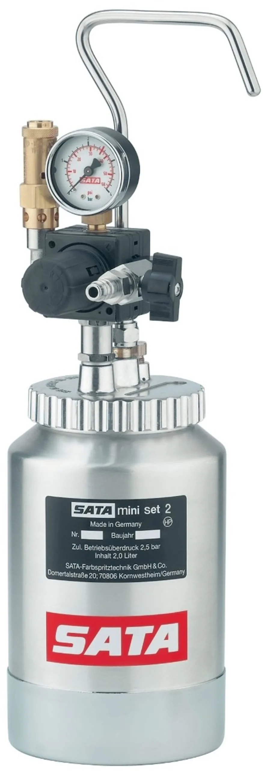 SATA Mini Depósito presurizado Set – 2 litros