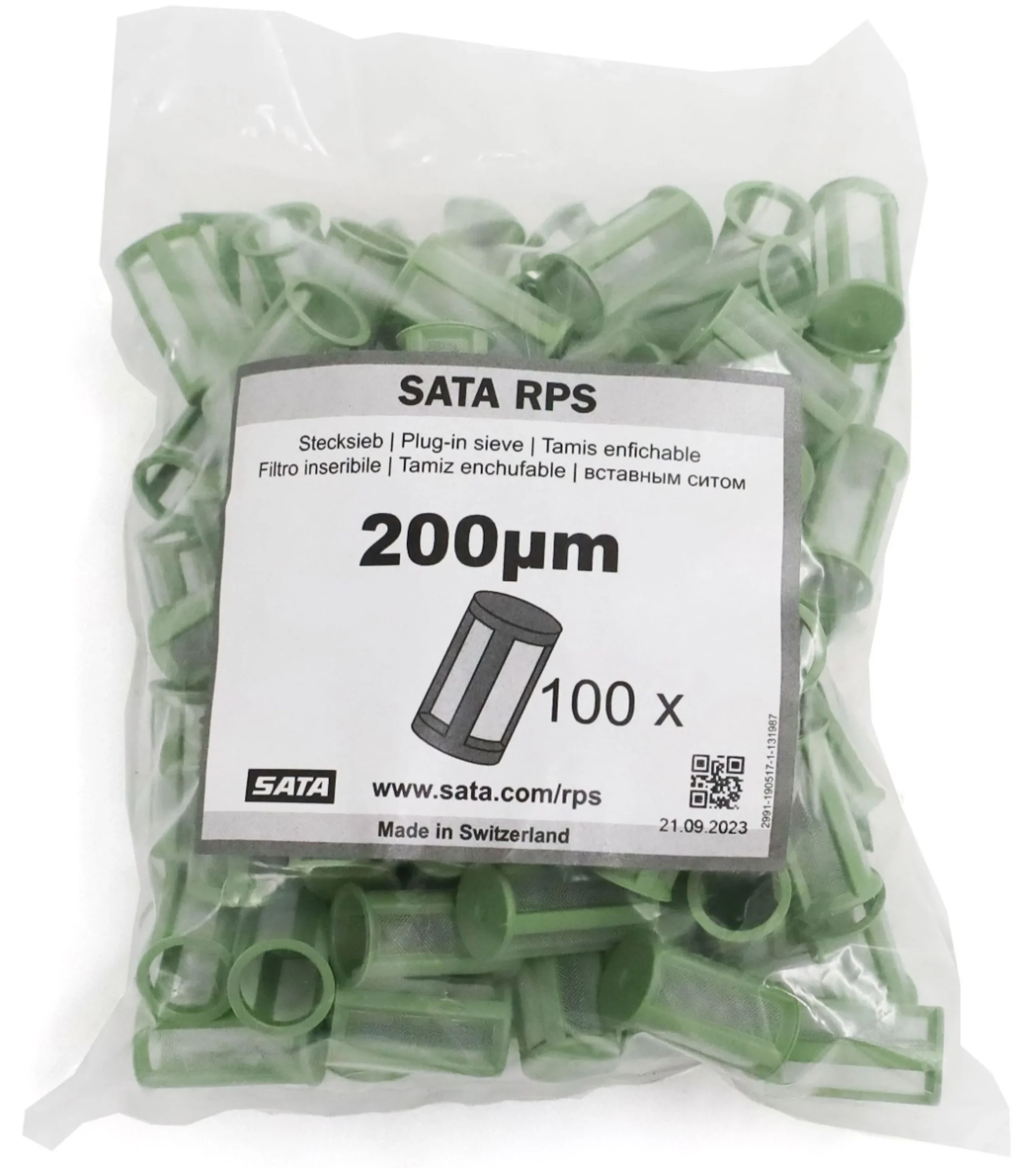 SATA Tamiz de recambio RPS 200 Mesh - 100 piezas