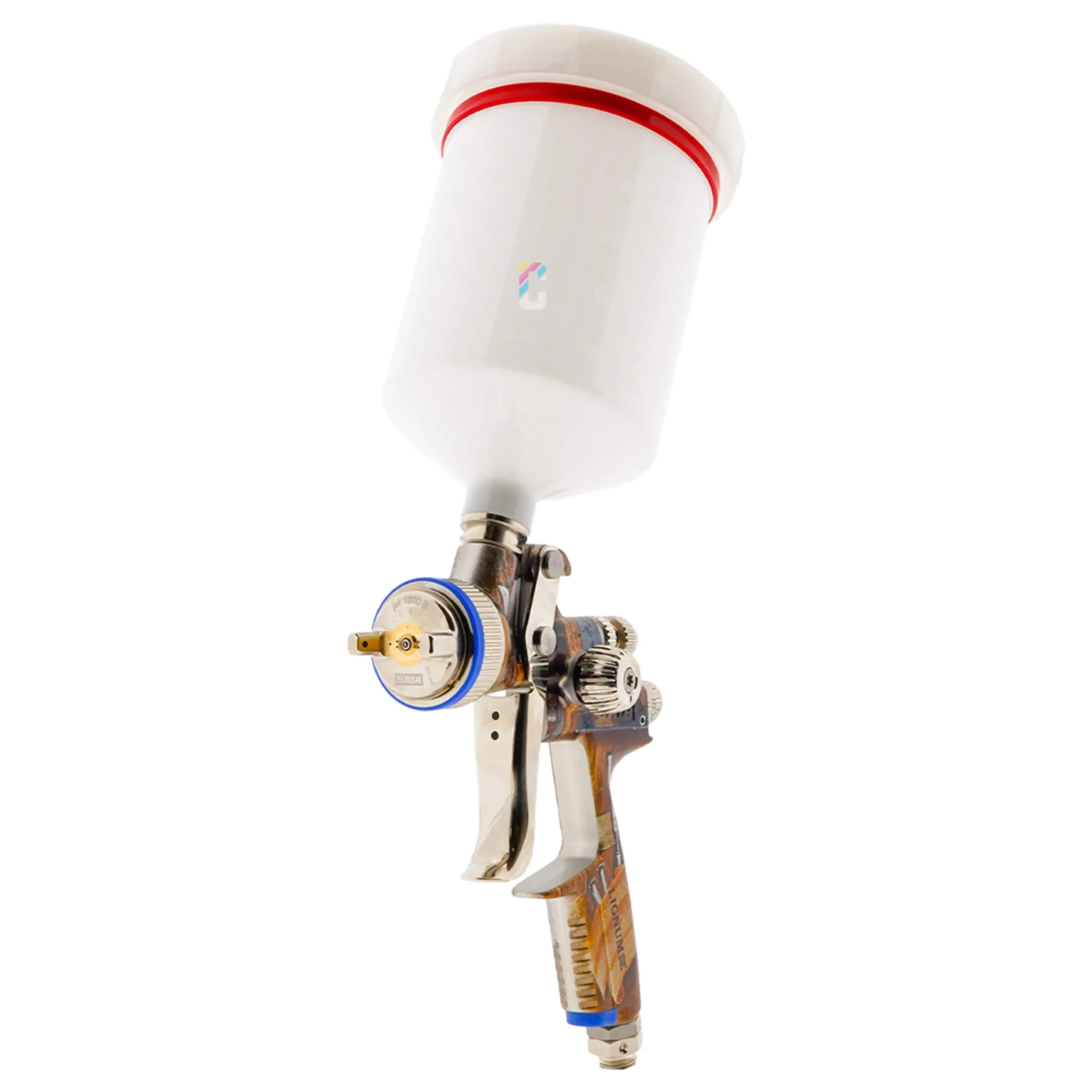 SATAjet 1000 B RP Lignum 3 Pulverizador de pintura + copa superior