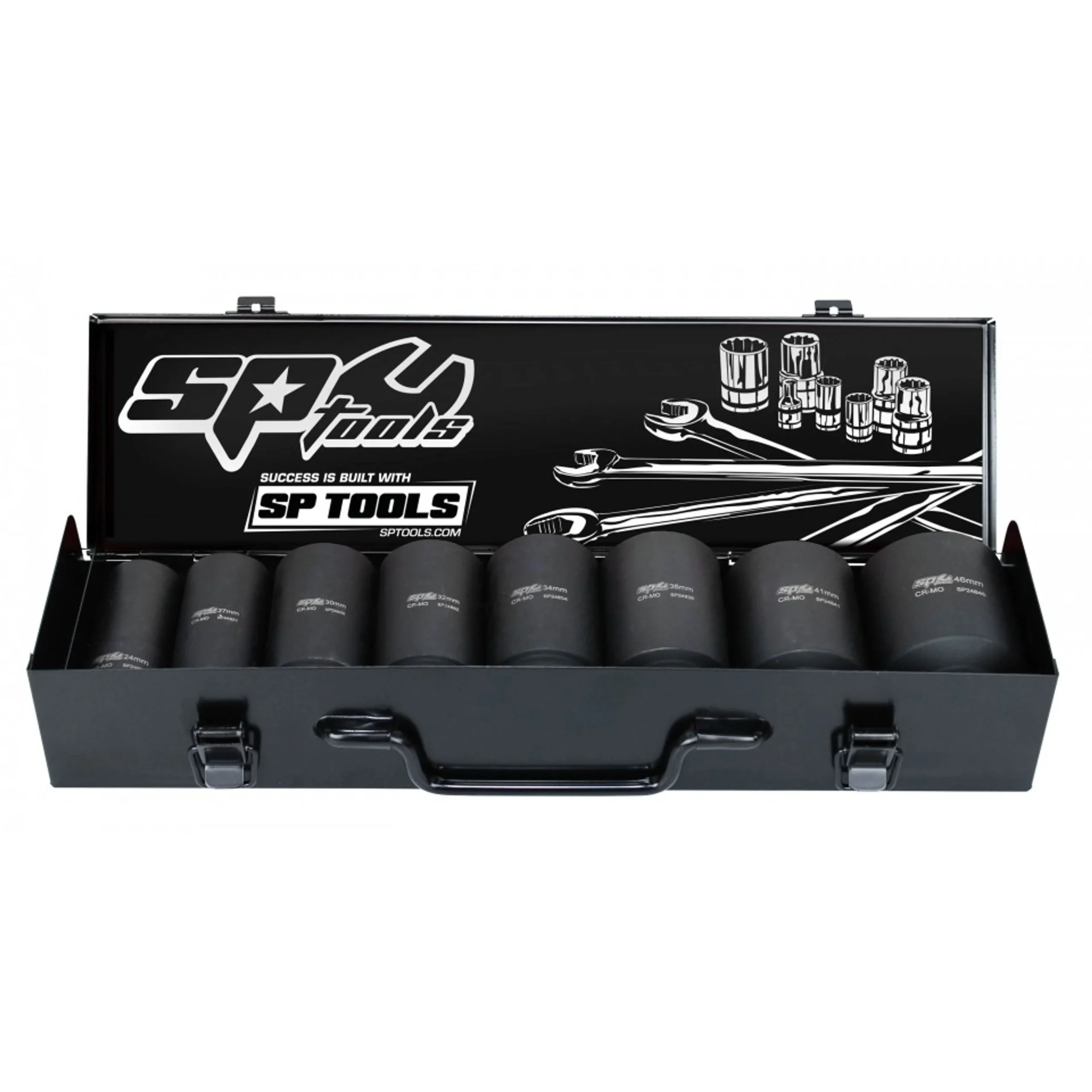 SP Tools Set de Llaves de Vaso 3/4" LONG 8 piezas