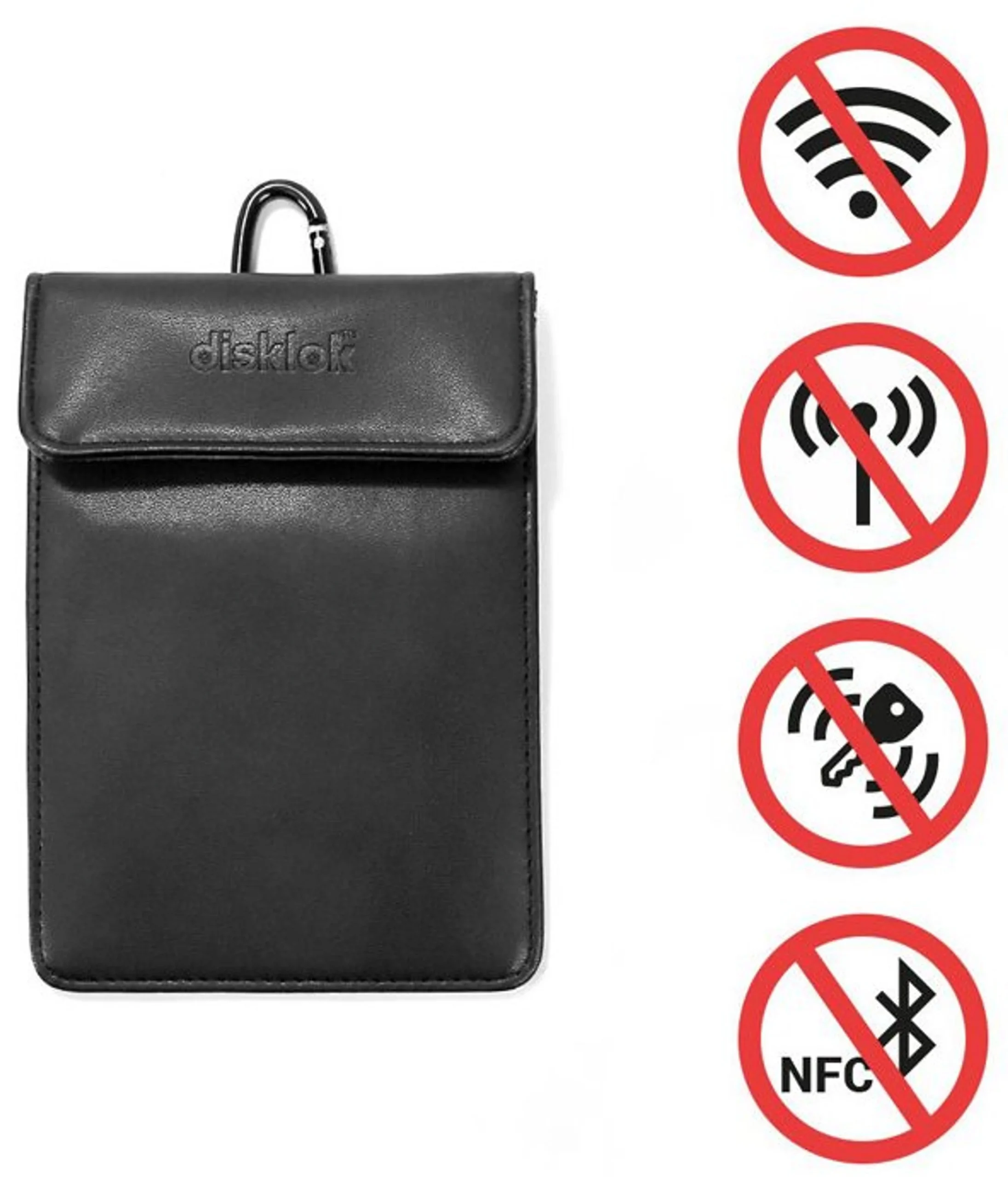 Disklok RFID Anti Robo Funda para Llave de Coche - L