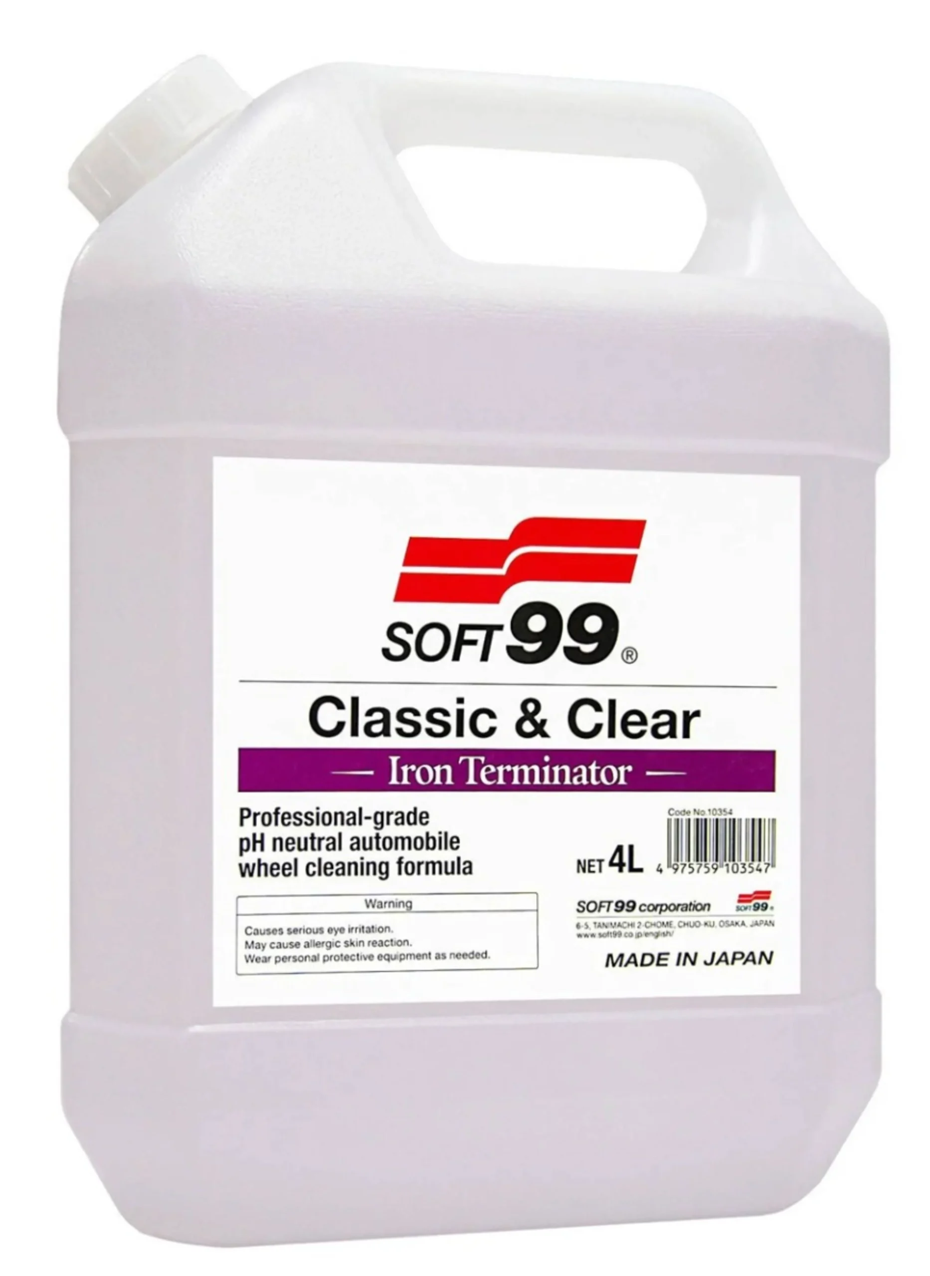 Soft99 Iron Terminator - Desoxidante de 4 litros