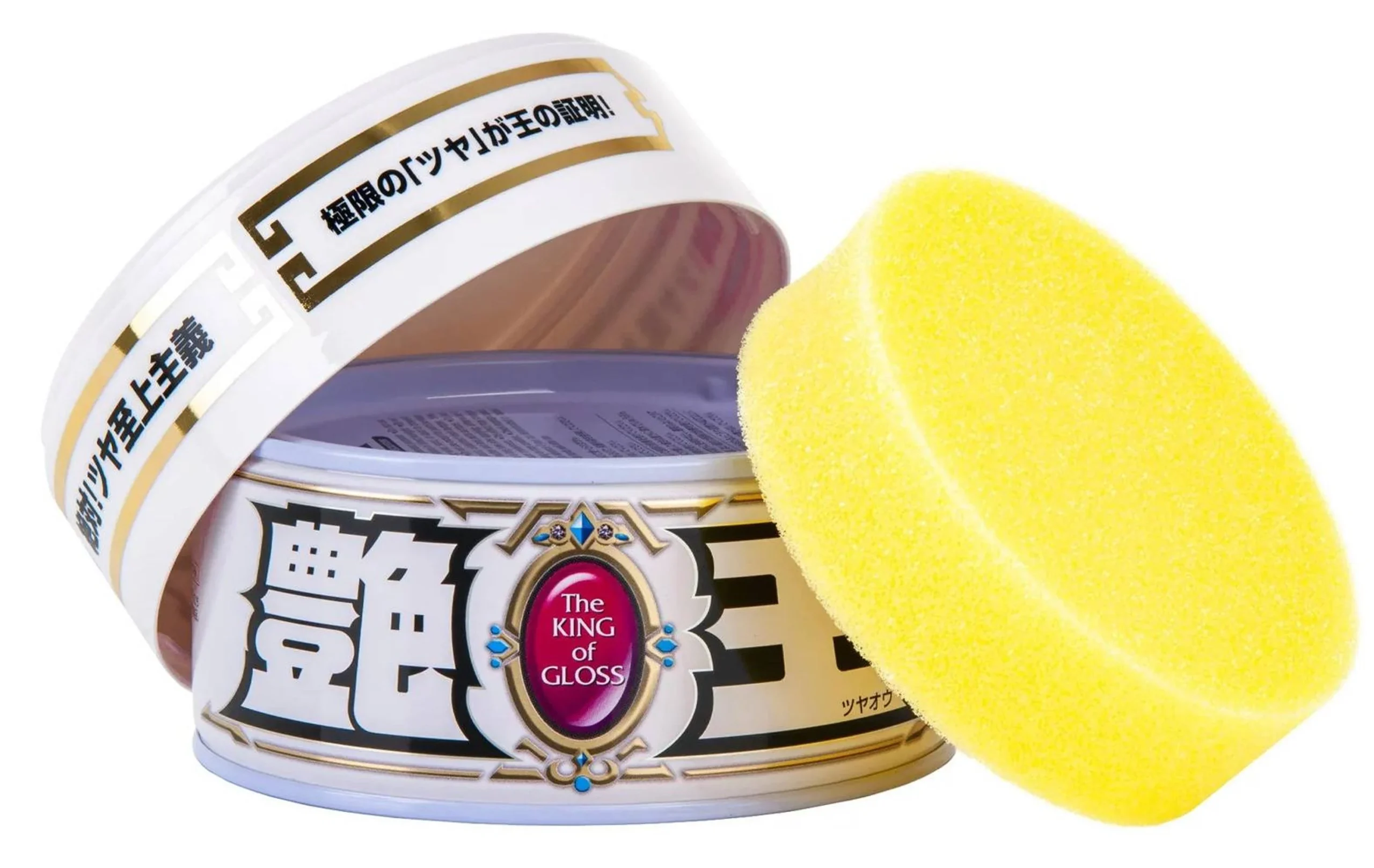 Soft99 The King of Gloss WHITE Cera para coches 300 gramos