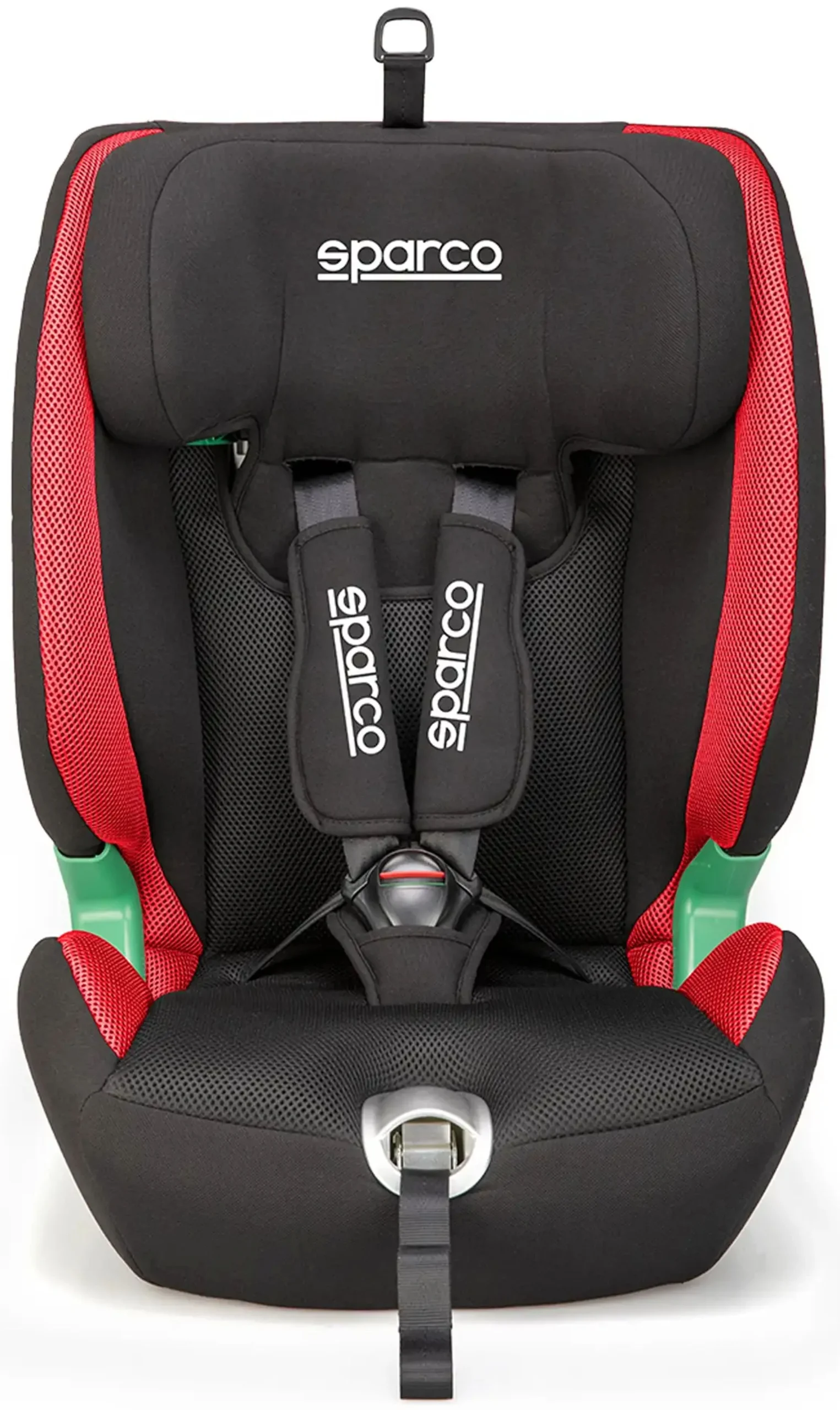 Sparco SK5000I Silla de Coche para Niños Negra y Roja 76-150cm
