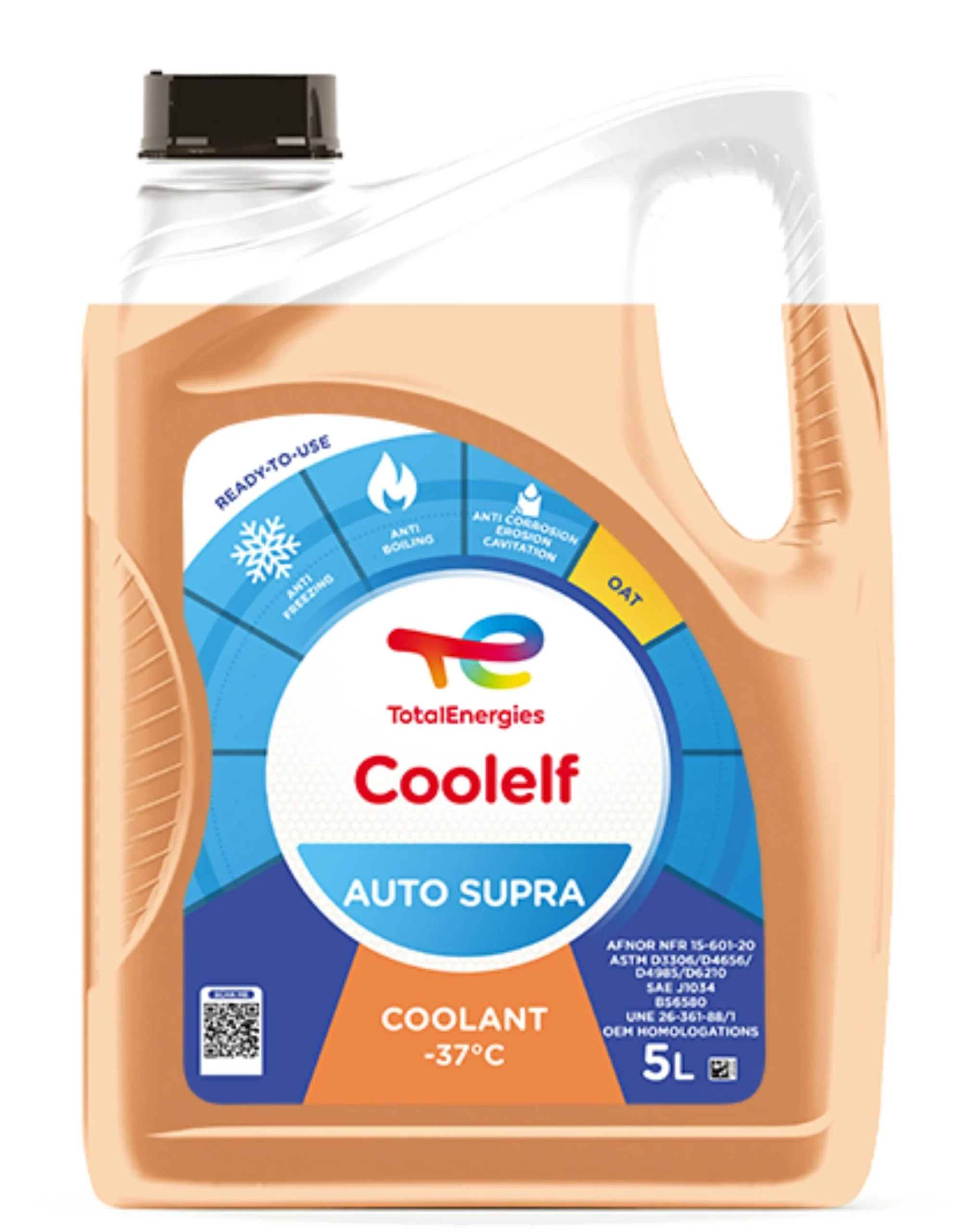 Total Coolelf Auto Supra 2F -37°C Refrigerante - 5 litros