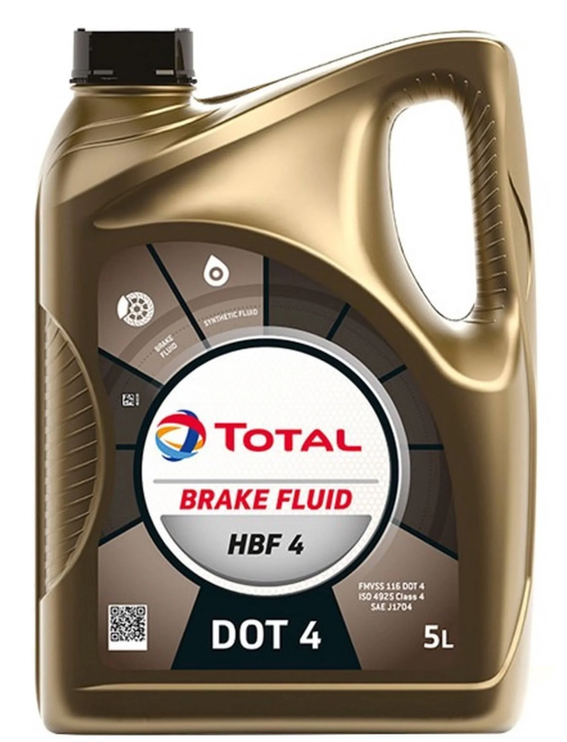 Total HBF 4 OEM+ DOT 4 Líquido de Frenos - 5 litros