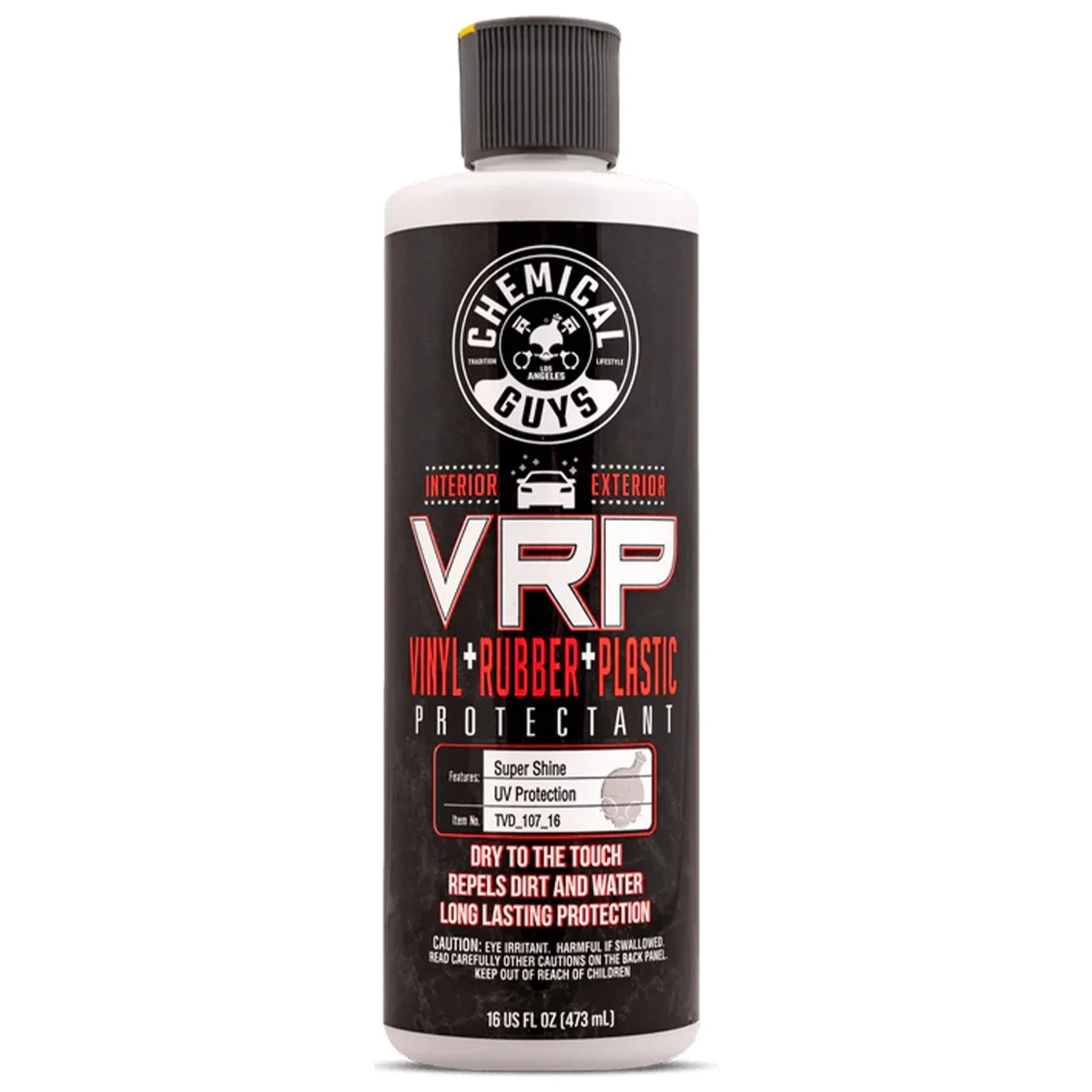 Chemical Guys VRP Vinyl Rubber Plastic Dressing 473ml - Limpiador de interiores