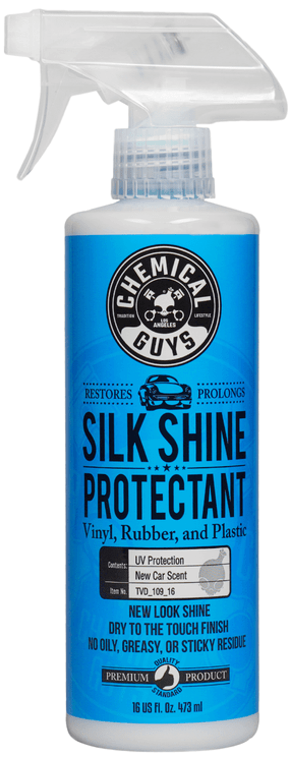 Chemical Guys Silk Shine Protectant Dressing 473ml - Limpiador de interiores