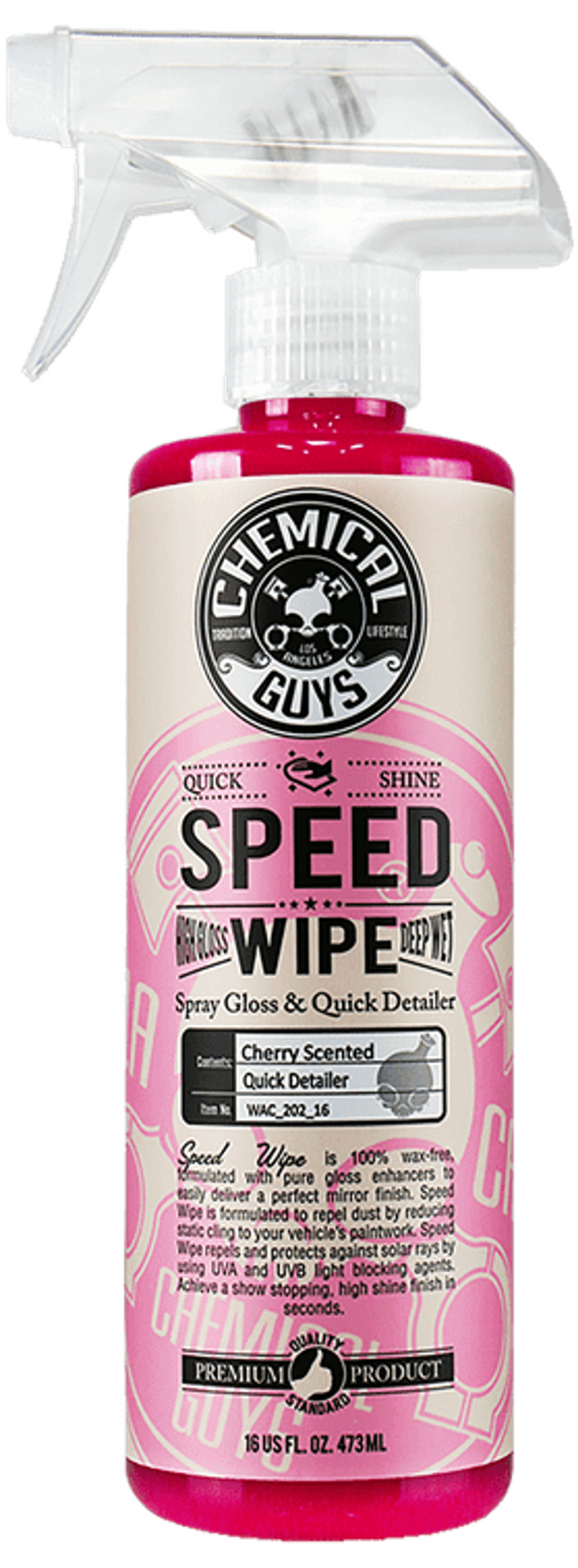 Chemical Guys Speed Wipe - Abrillantador rápido 473ml
