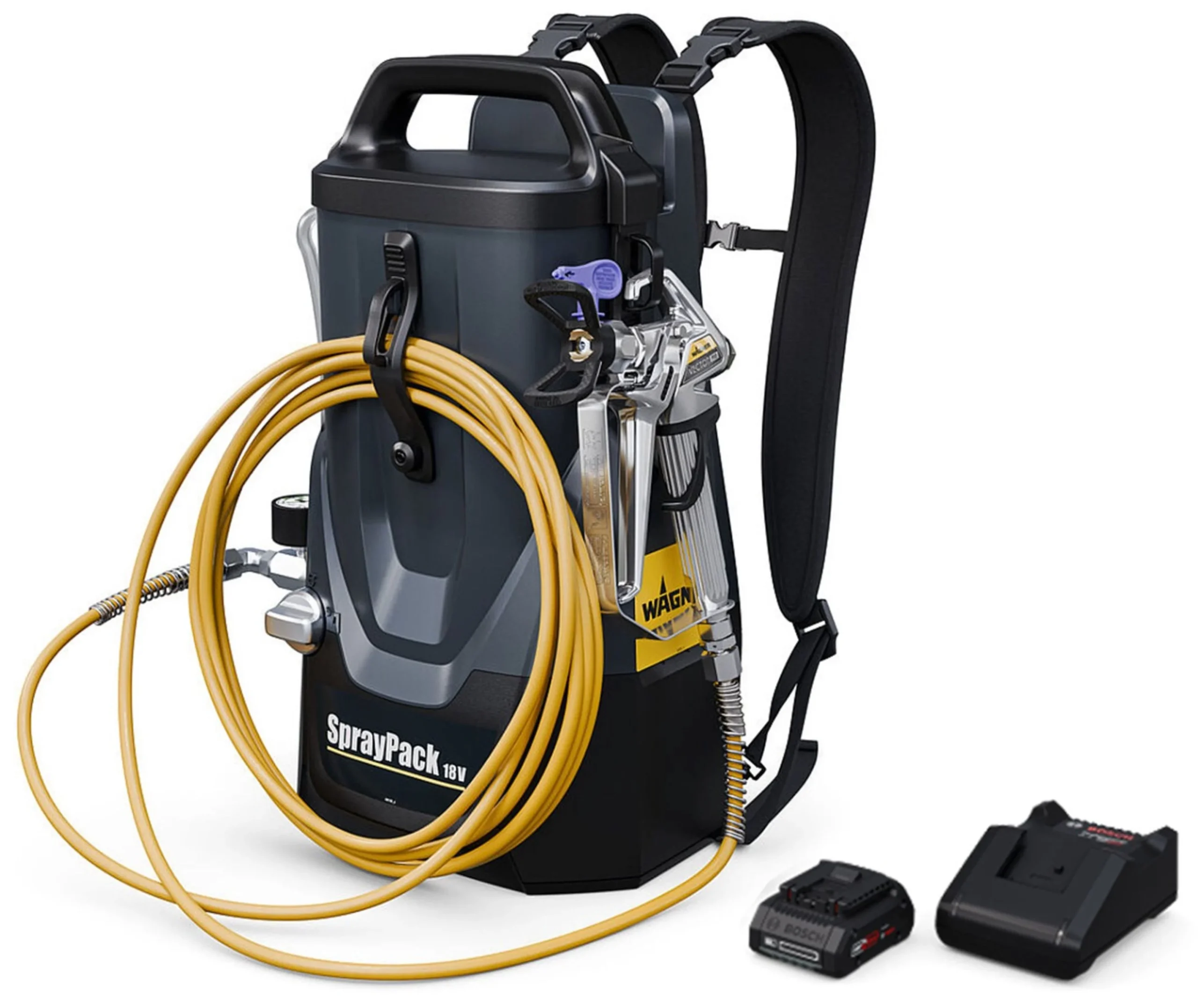 Wagner SprayPack 18V - Pulverizador profesional Airless a Batería