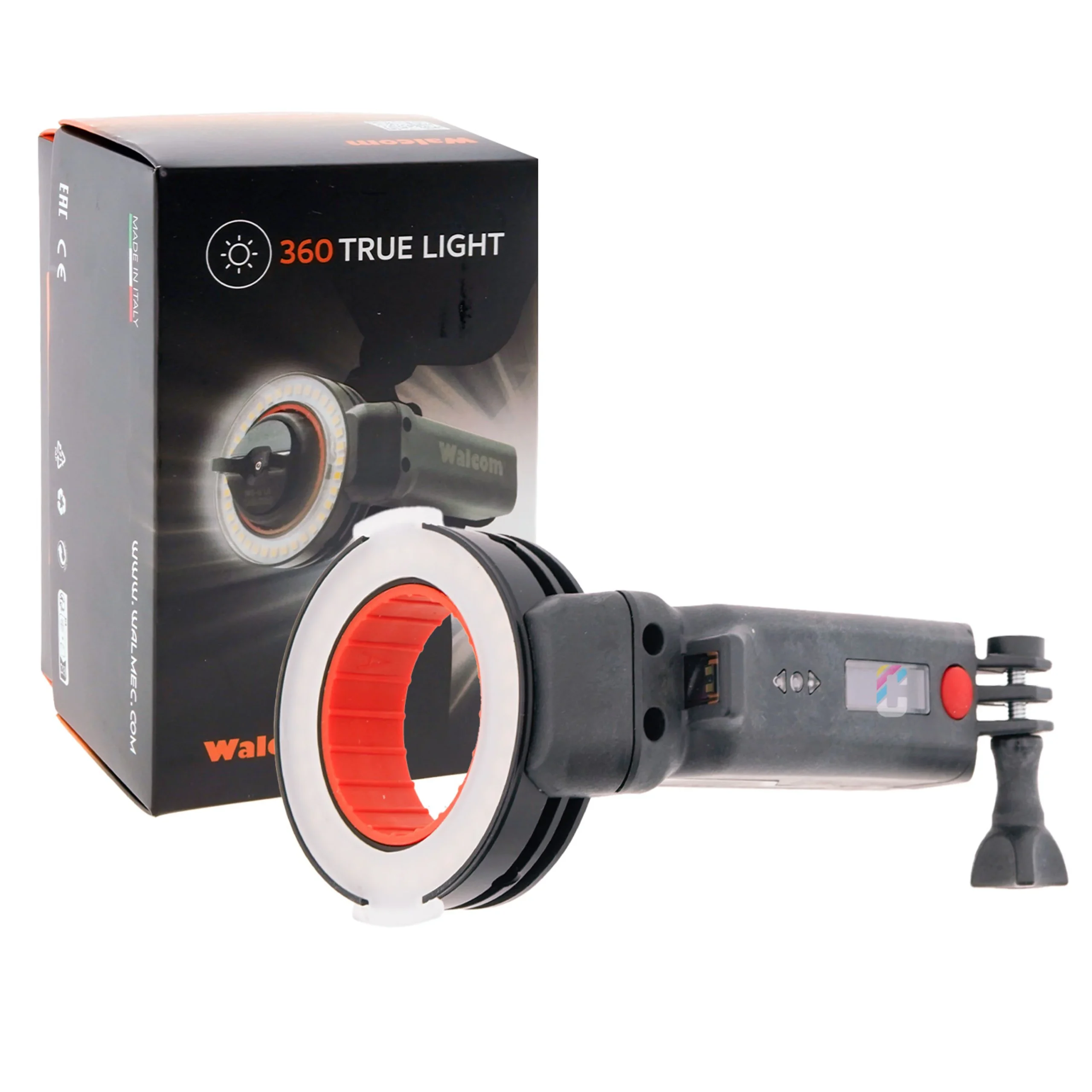 Walcom 360 True Light Evo Meter - Lámpara para Pulverizador de Pintura con Medidor de Distancia Digital