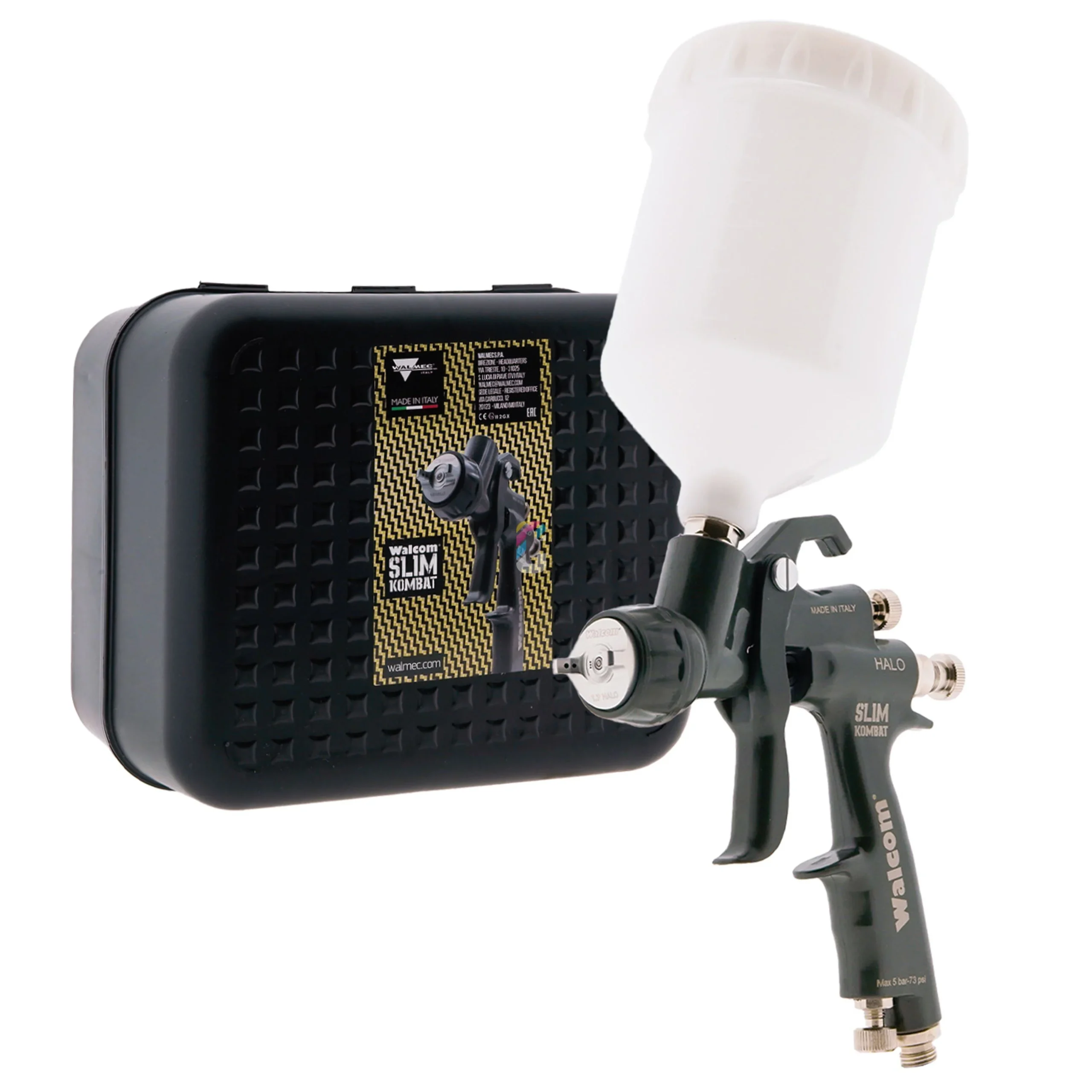 Walcom Slim Kombat HALO Pulverizador de Imprimación + Copa Superior